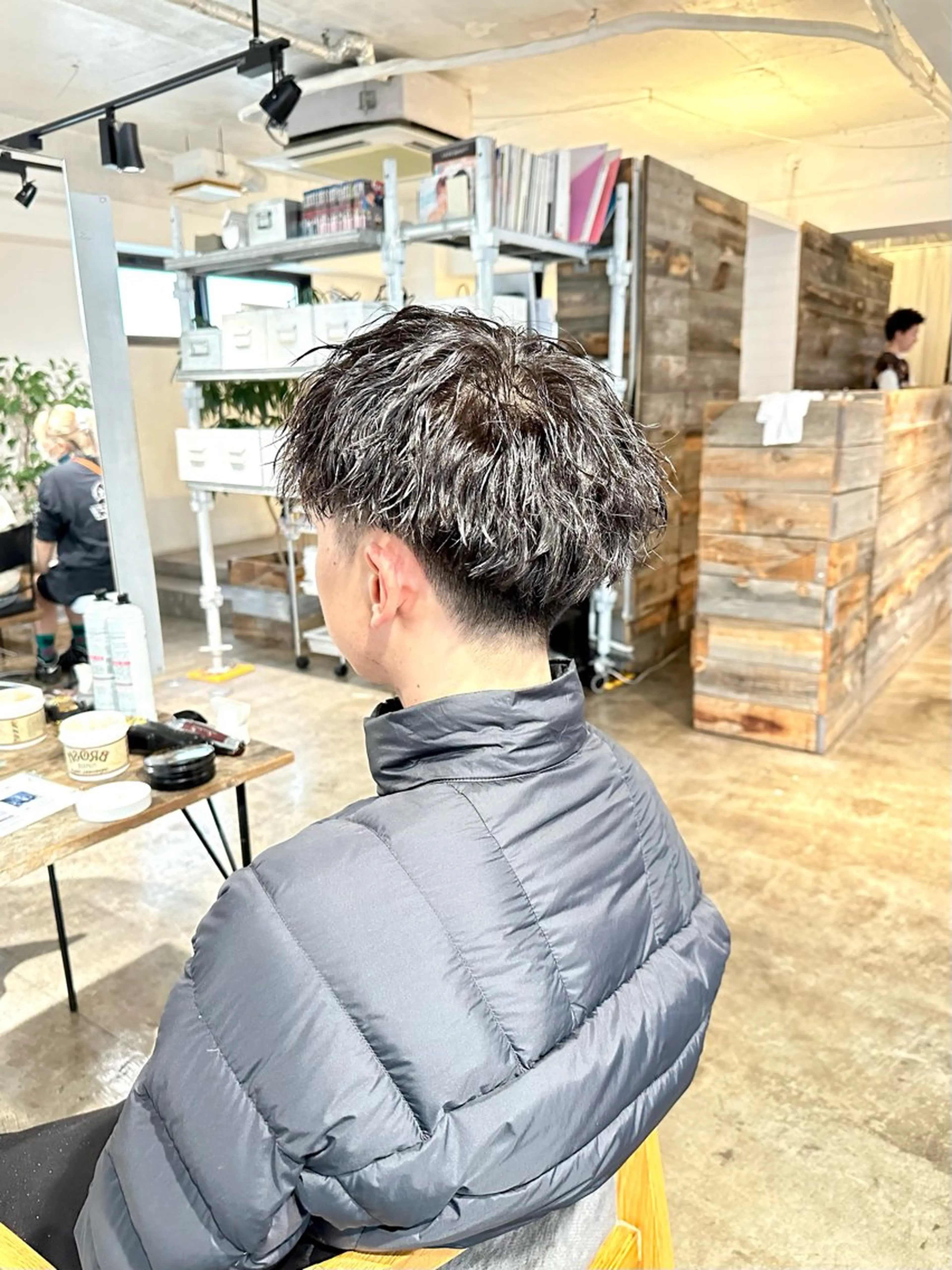 メンズ マッシュ メンズパーマ メンズツイストパーマ ツイストパーマ カット ヘアカラー パーマ トリートメント 骨格補正施術/メンズ 専門美容師/YUYAのヘアスタイル