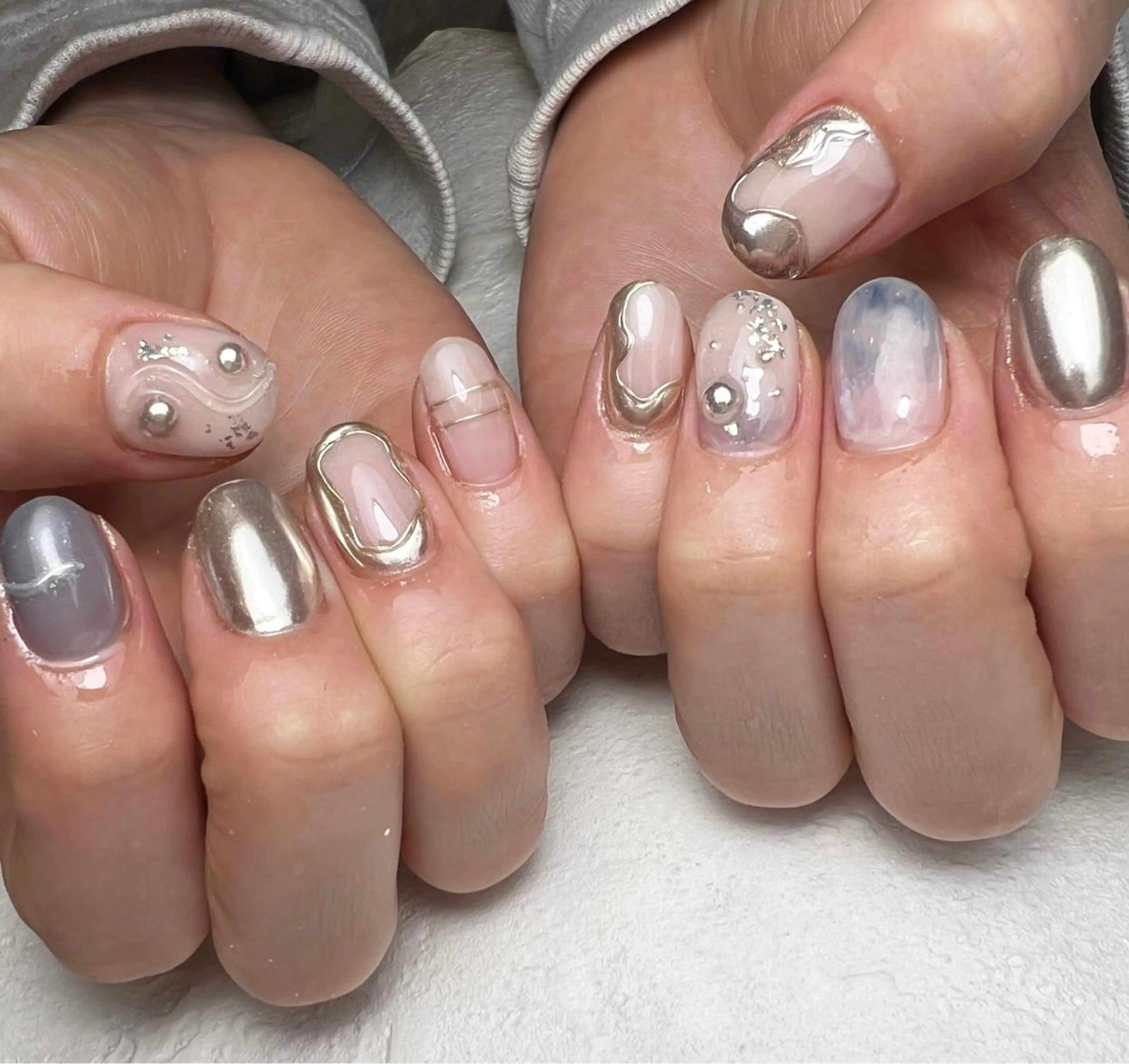 ネイル アートネイル ジェルネイル パラジェル ハンドネイル MAKANI nail salon所属・MAKANI salonのネイルデザイン