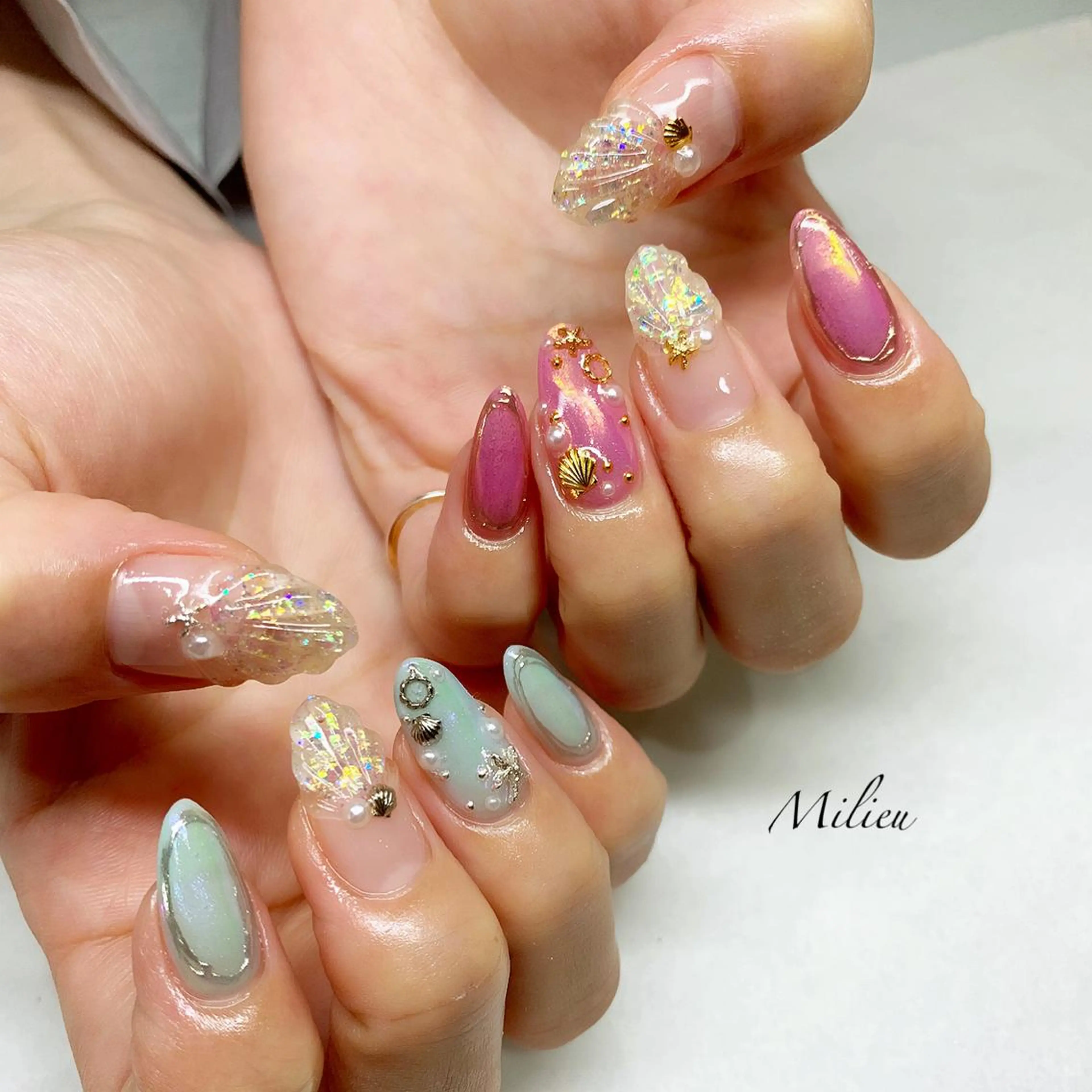 ネイル ハンドネイル 吉澤 圭のネイルデザイン