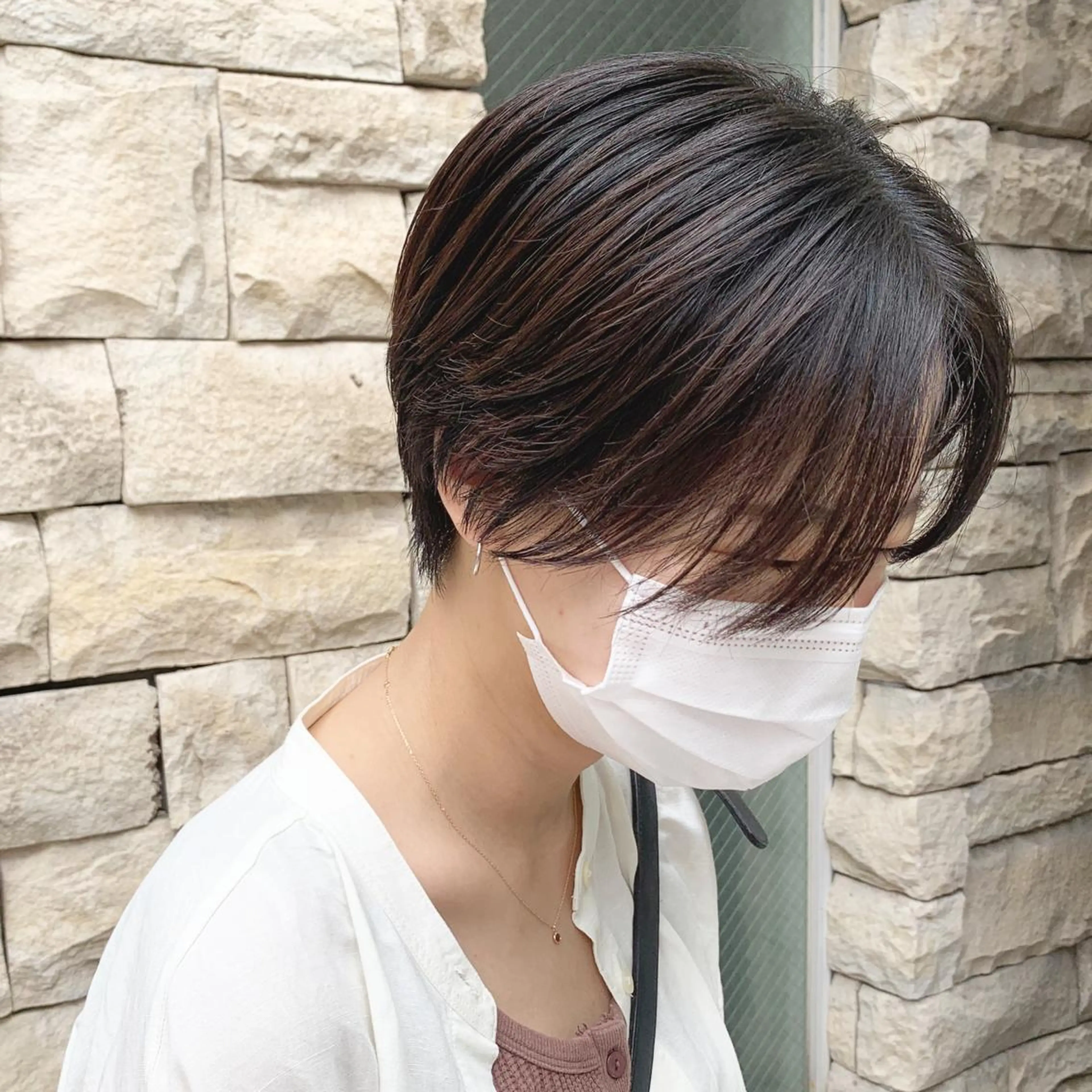 ショート カラー ショートヘア EMANON天神所属・Hitomi Ezakiのヘアスタイル