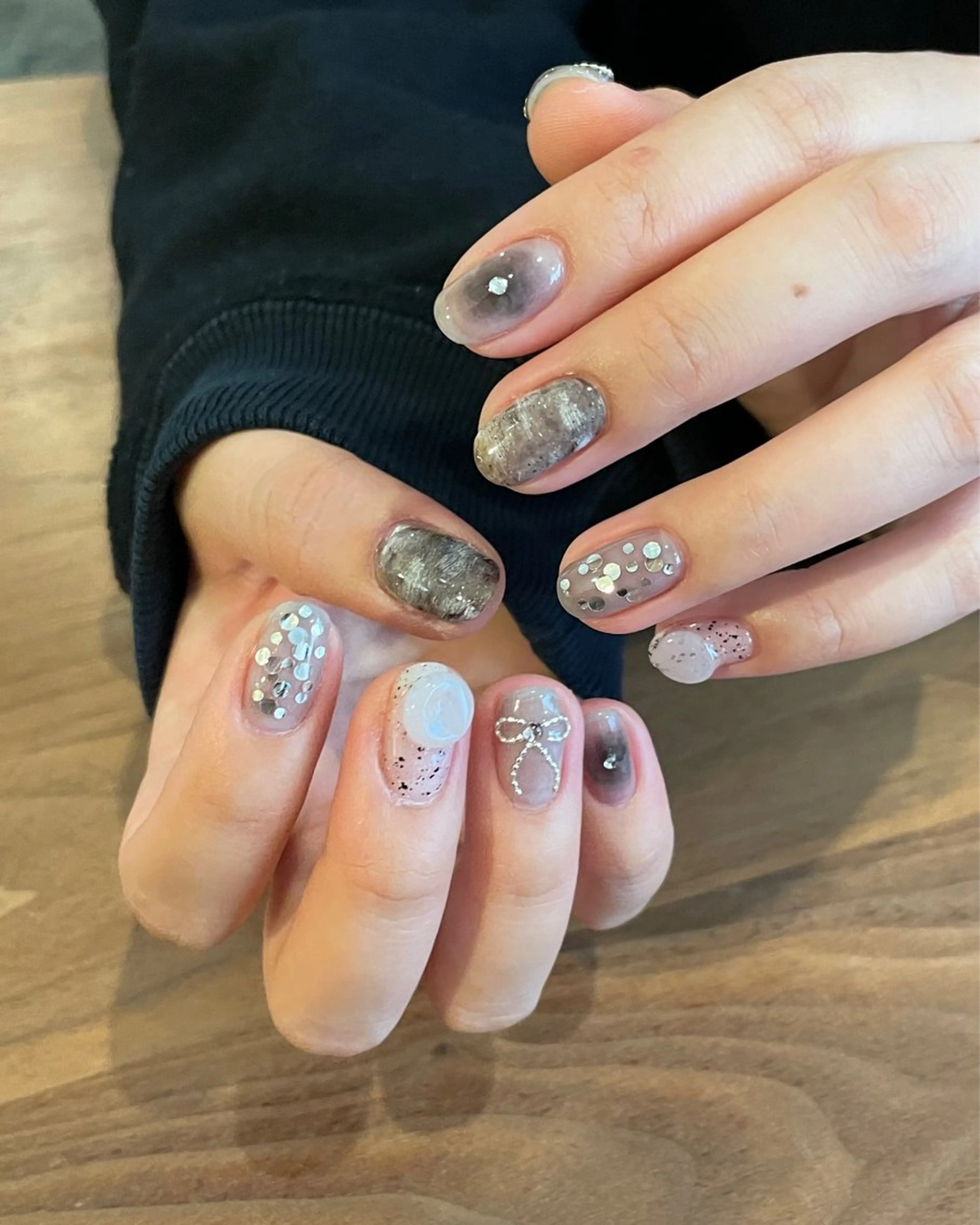 ネイル ニュアンスネイル ハンドネイル norme_ akiのネイルデザイン