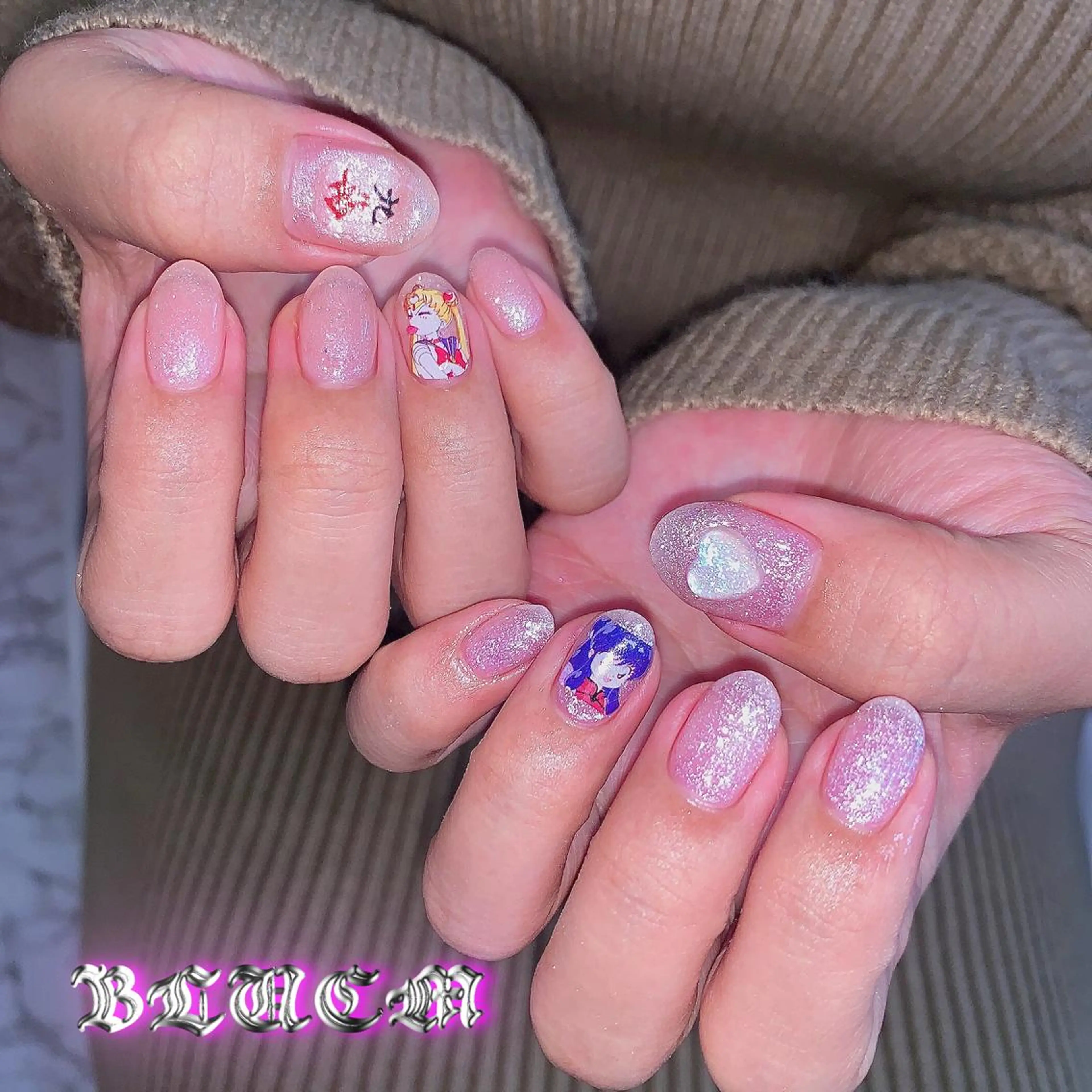 ネイル ハンドネイル BLUEM なな🐶のネイルデザイン