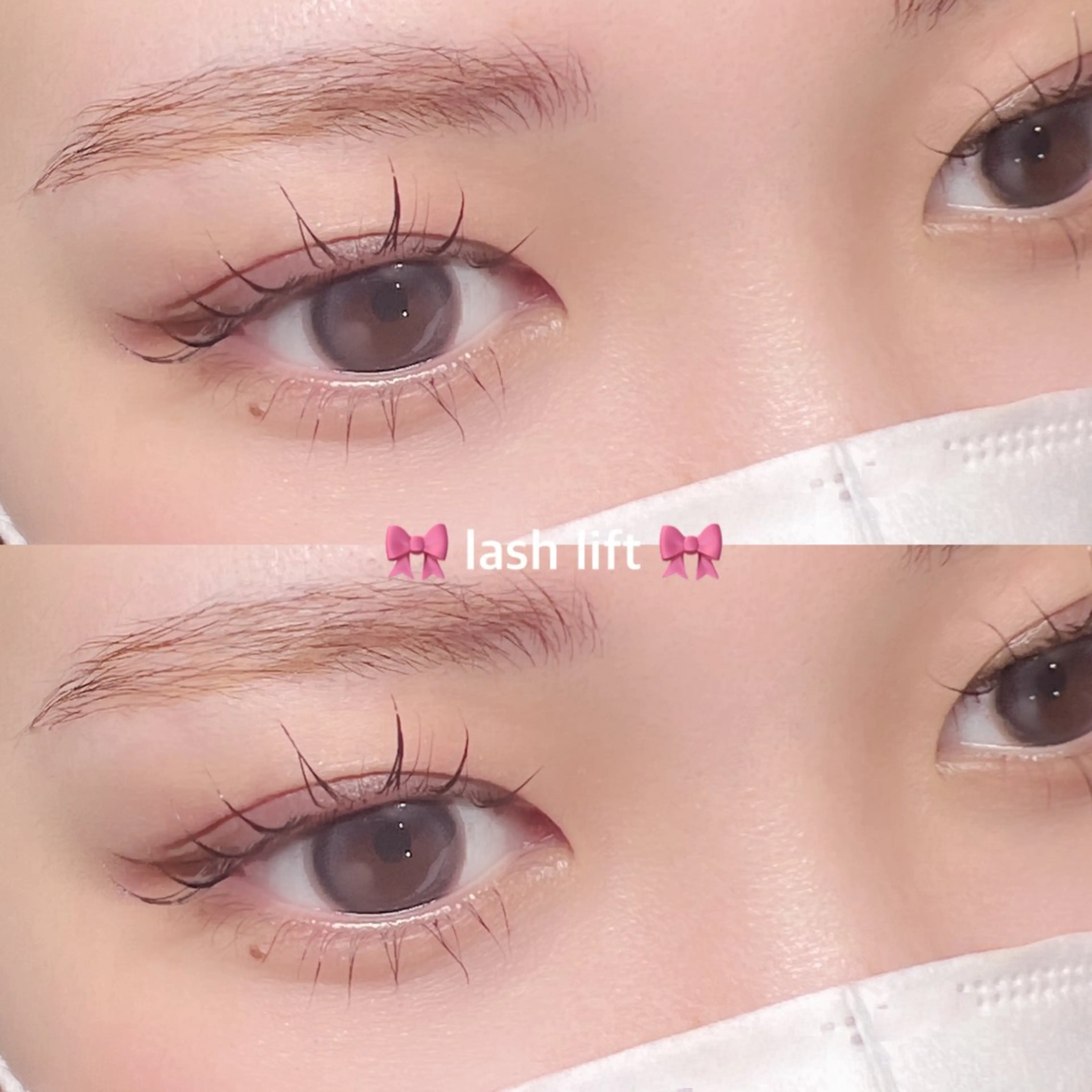 まつ毛パーマ+アイブロウwax脱毛の写真