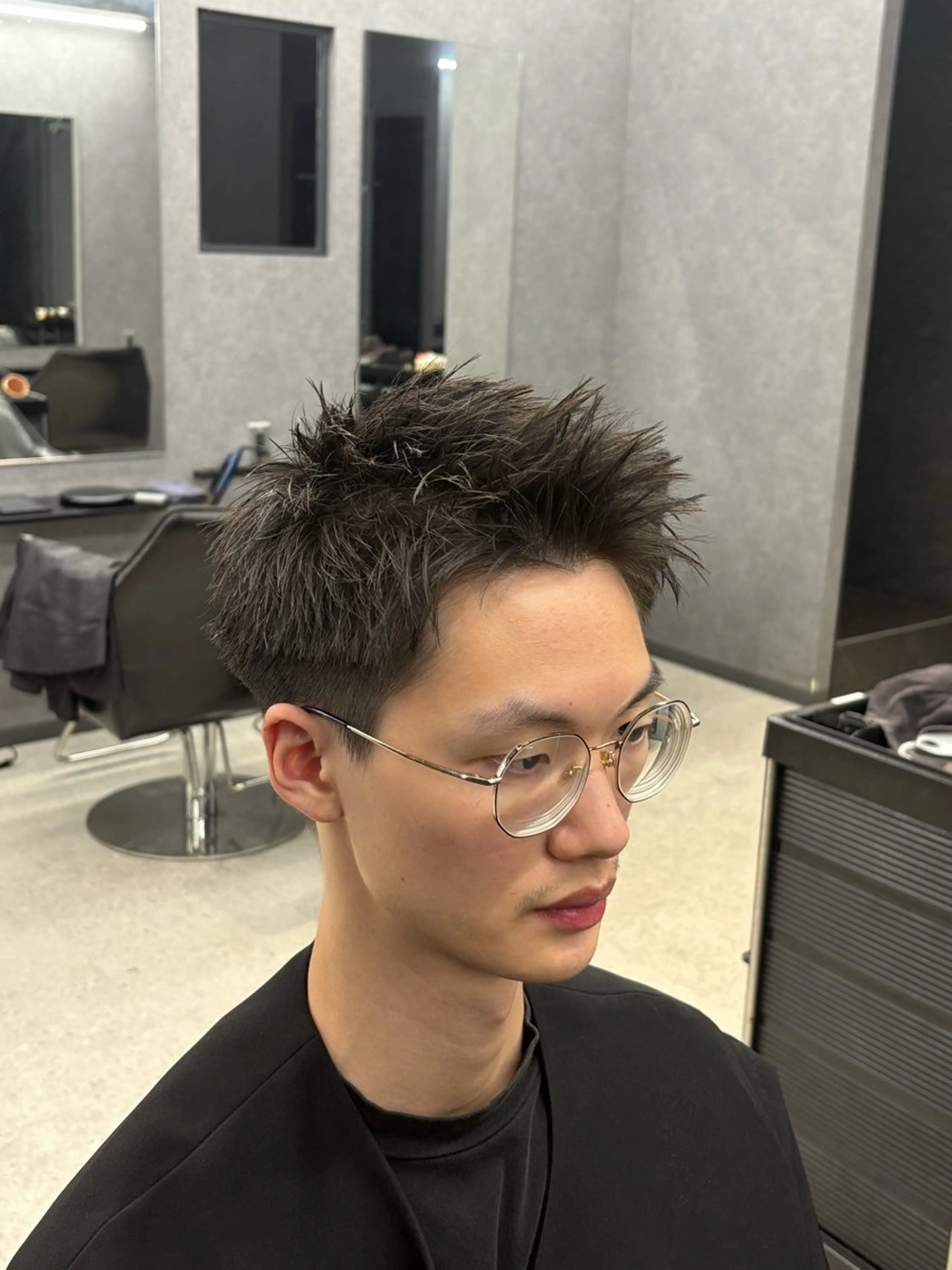 ショート メンズ メンズベリーショート 宮崎大弥のヘアスタイル
