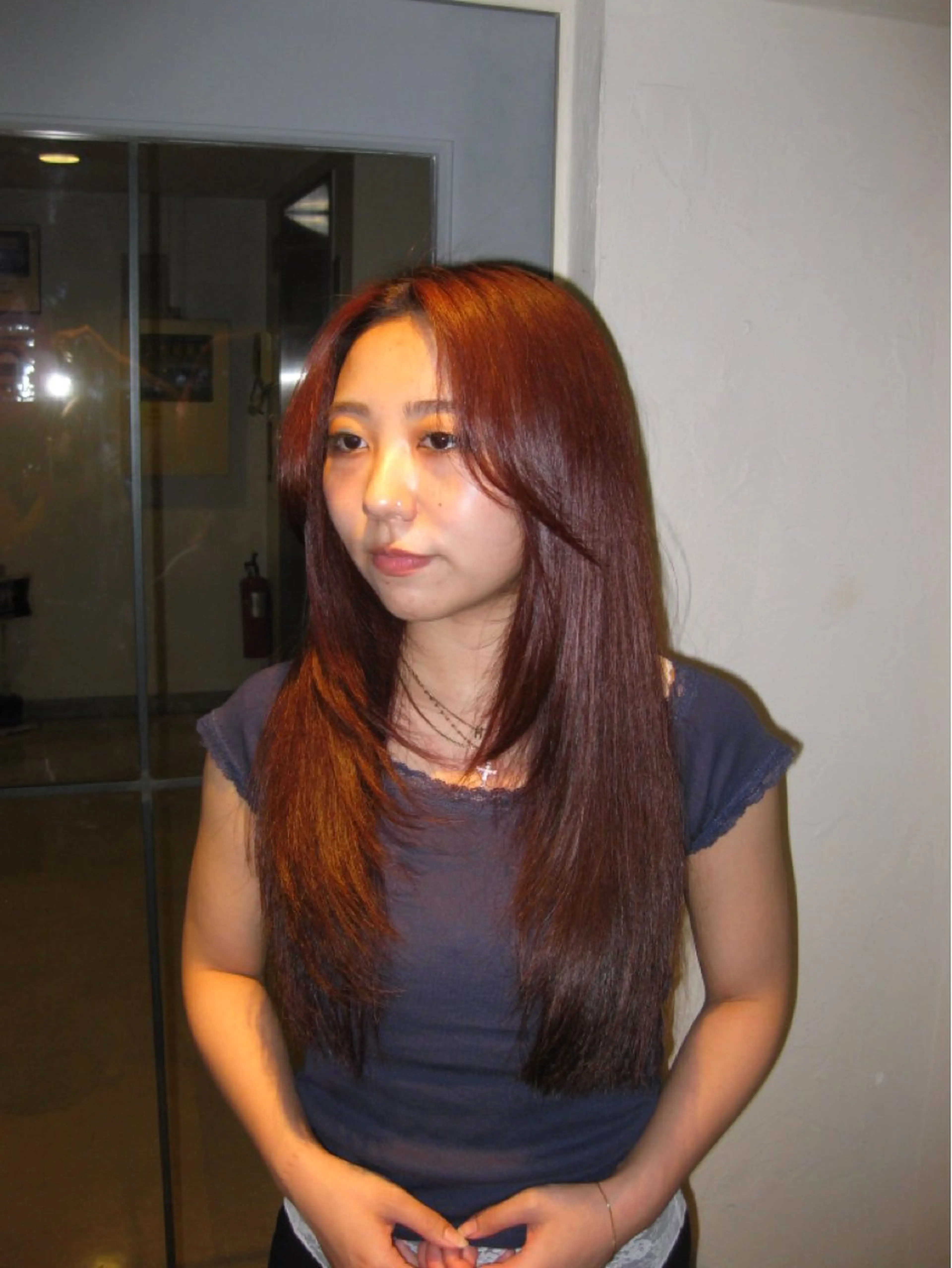 セミロング 今井 香奈恵のヘアスタイル