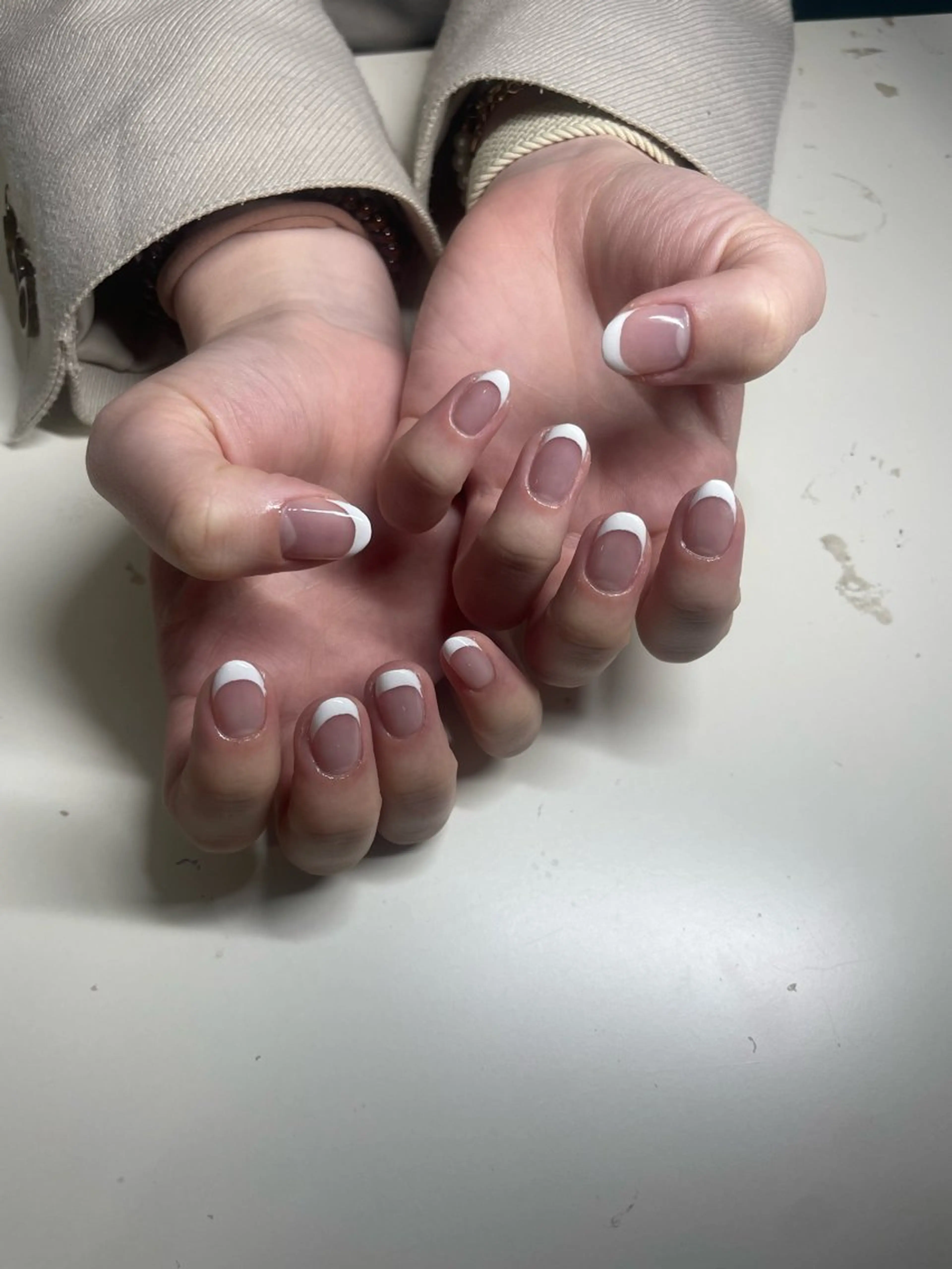 ネイル フレンチネイル ハンドネイル IROHA NAIL 北村菜帆のネイルデザイン