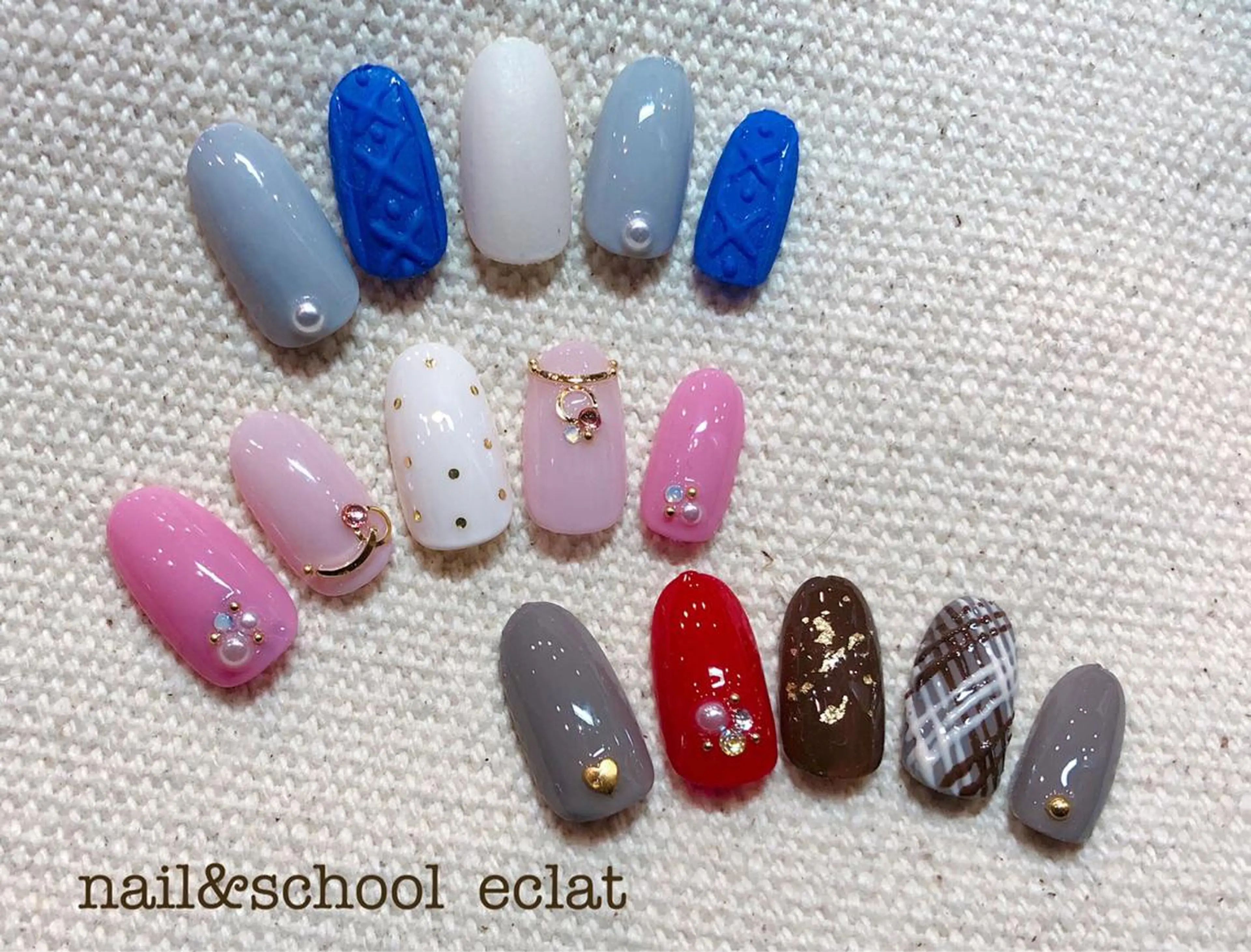 ネイル センター南 eclatのネイルデザイン