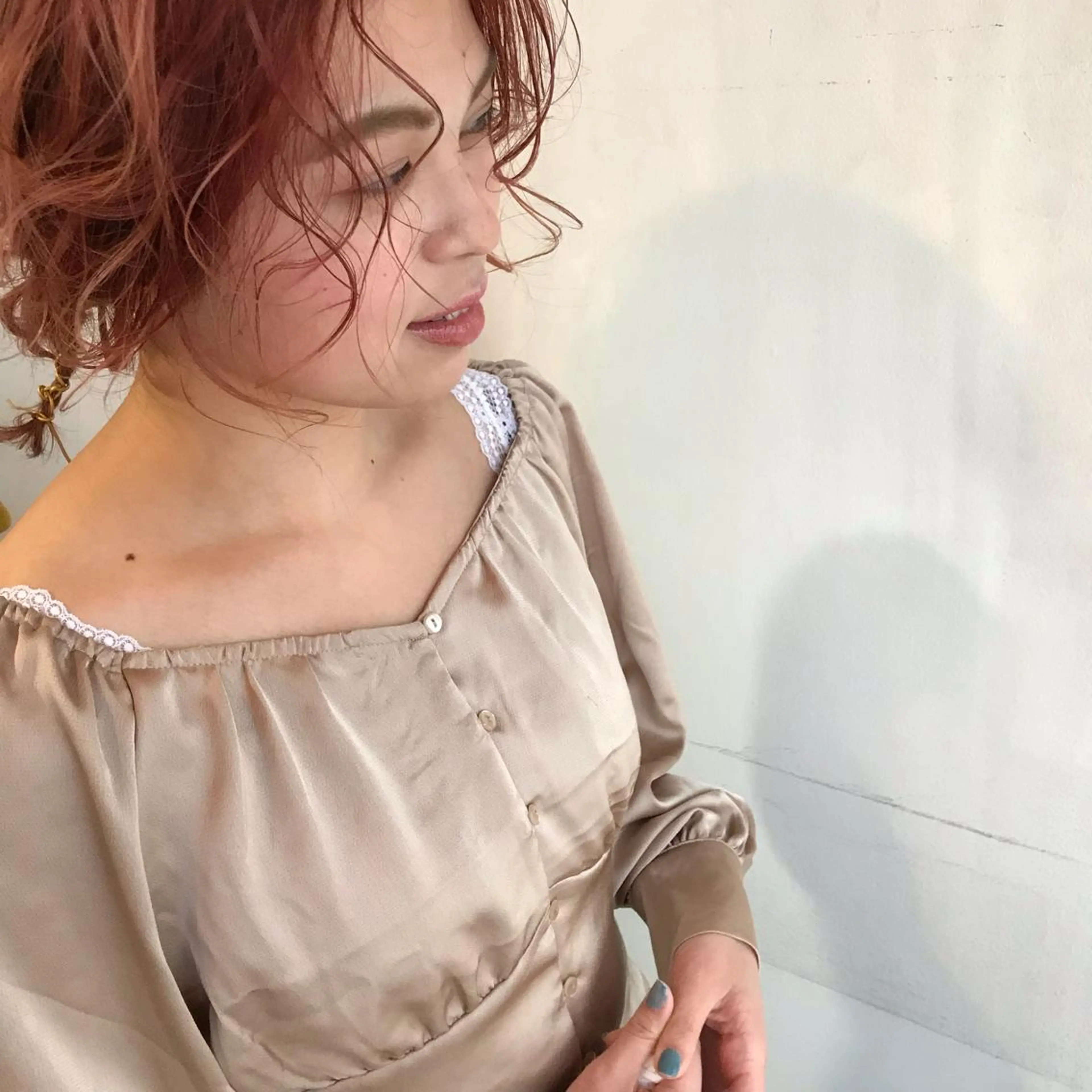 セミロング 韓国 / 中国ヘア 🦋Noniのヘアスタイル