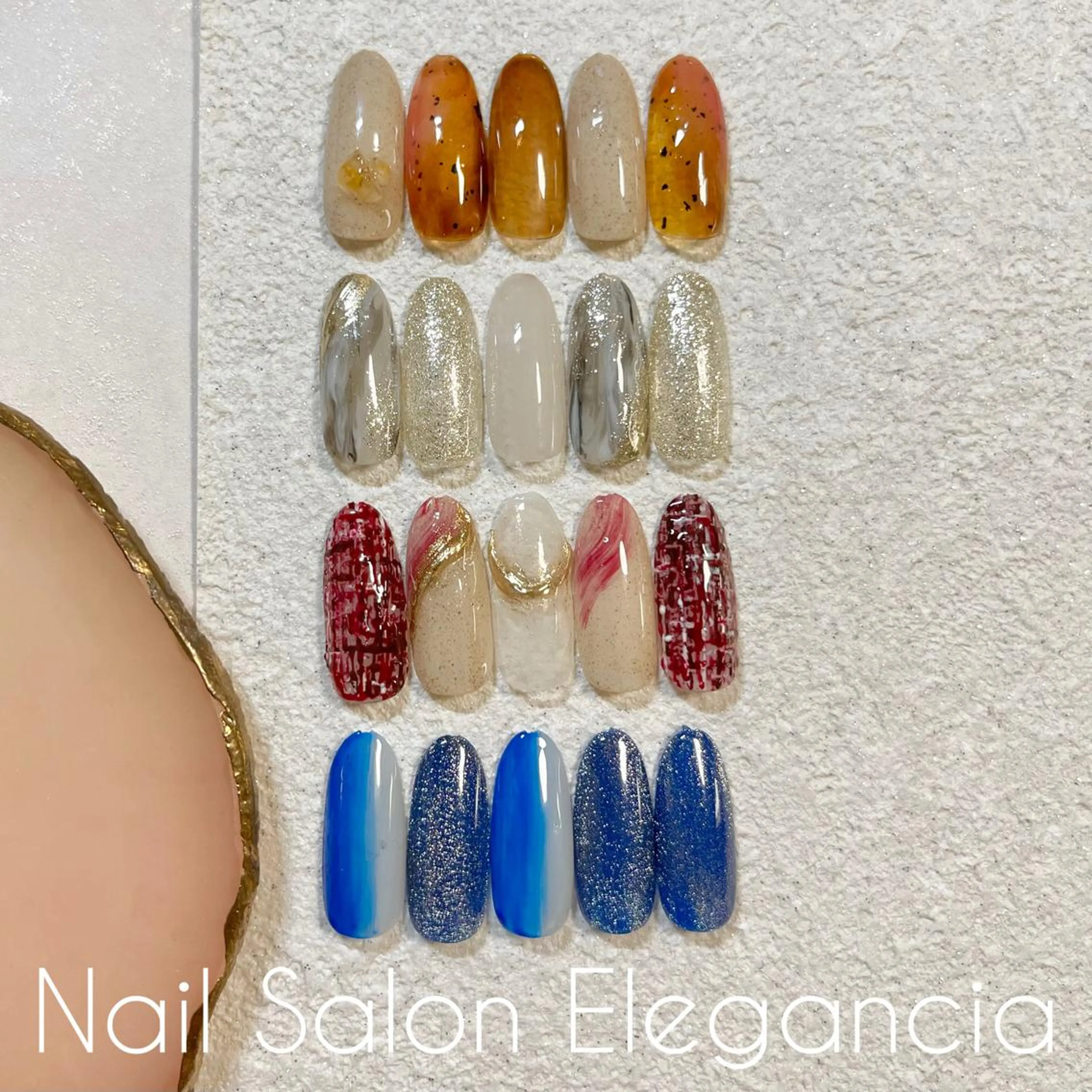 カラー ネイル Elegancia. Hiromiのネイルデザイン