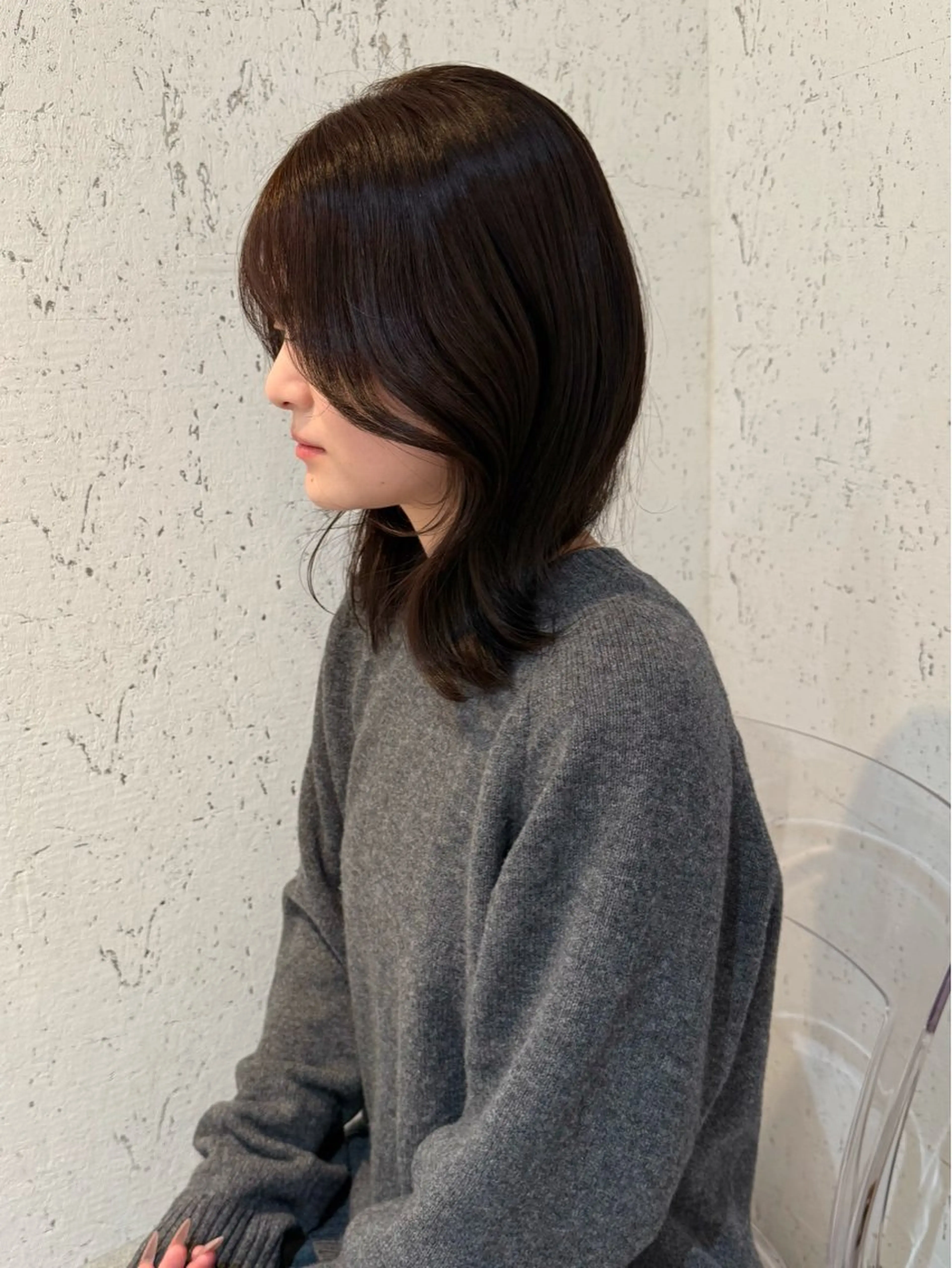 ミディアム カラー カット ヘアカラー トリートメント mai / linoah˚✧のヘアスタイル