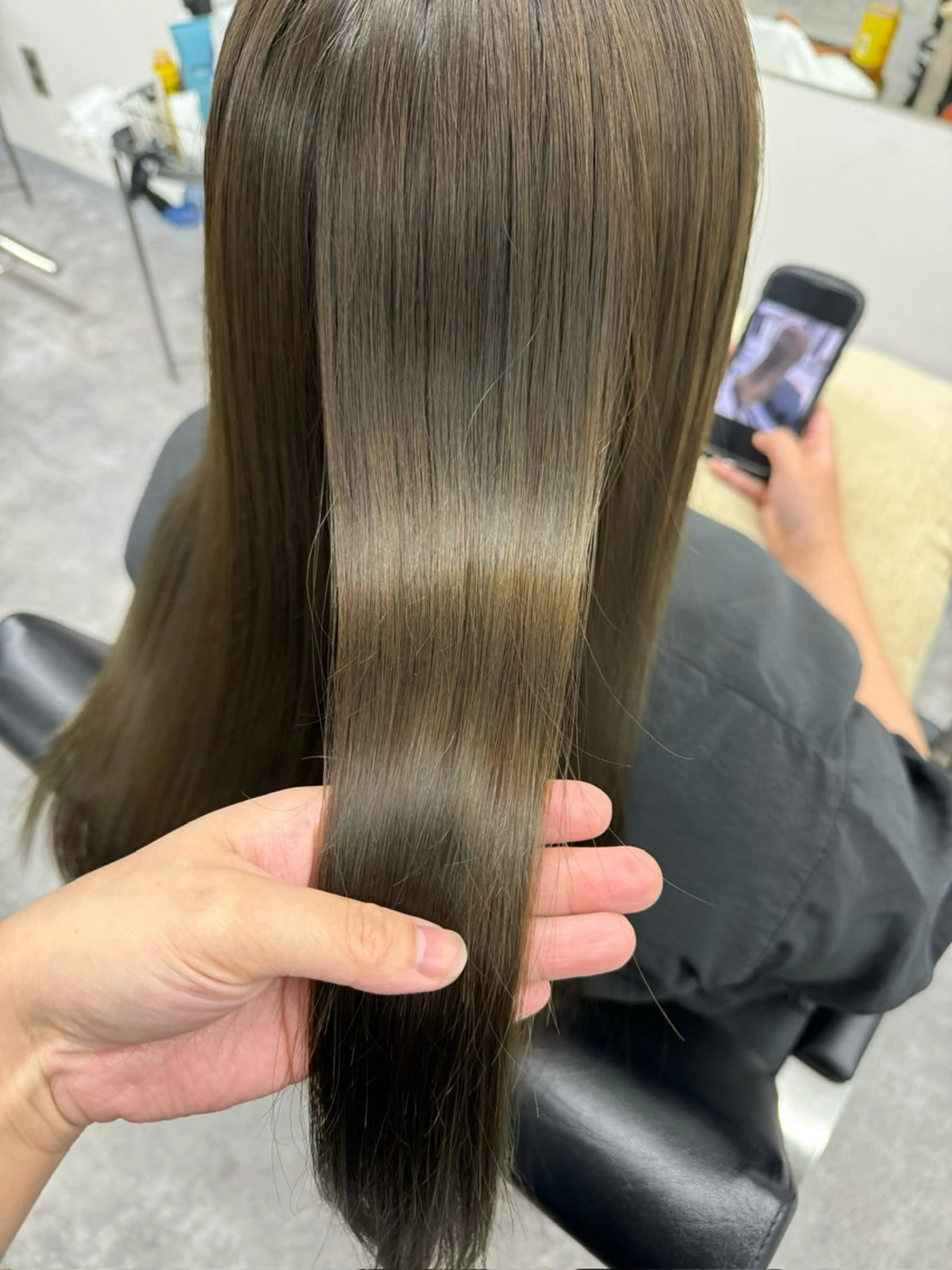 ロング ヘアカラー トリートメント Eir 神戸所属・髪質改善/縮毛矯正 長井 美佐子のヘアスタイル