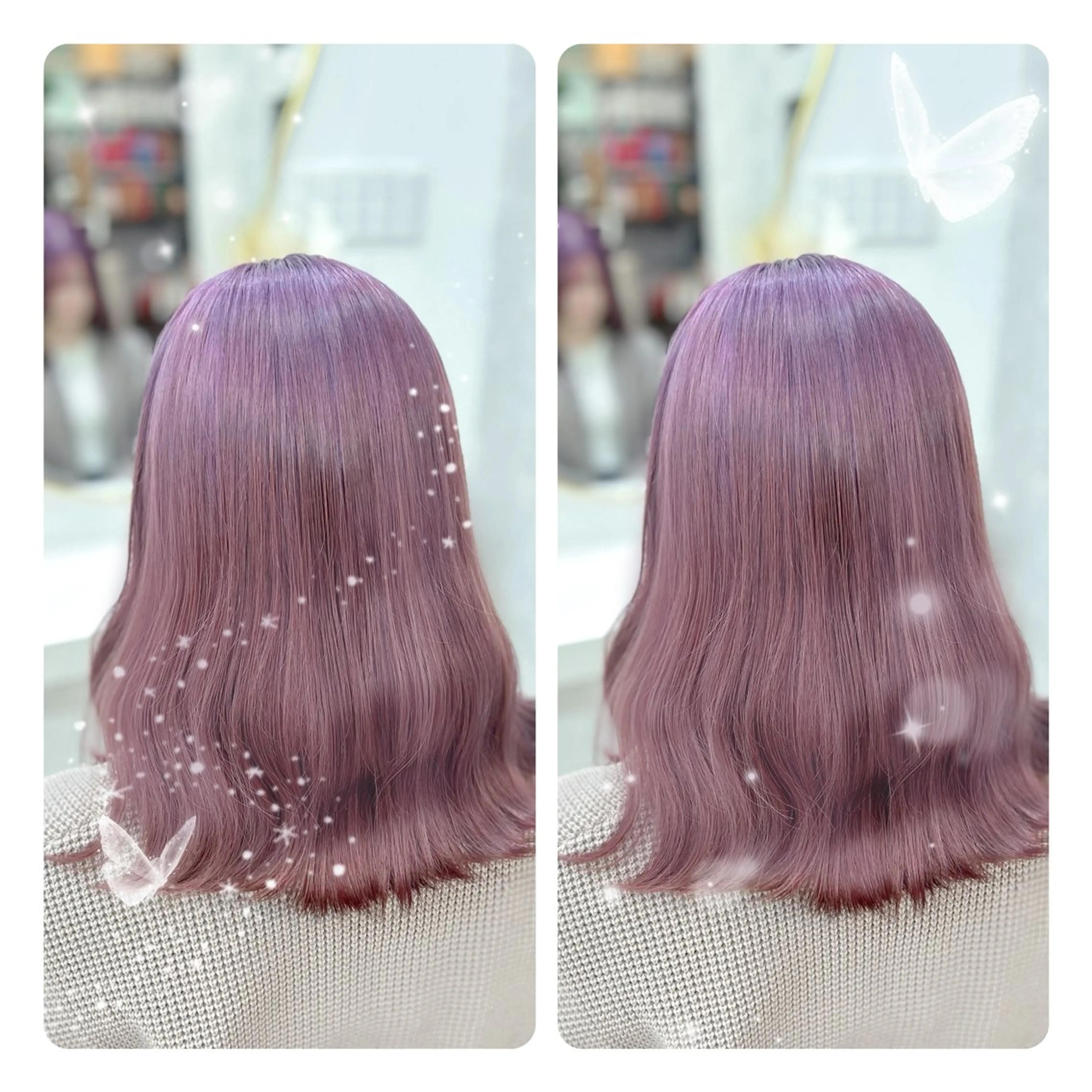 ミディアム カラー ヘアカラー 🫧そあん🫧大宮 カットモデル様募集中のヘアスタイル