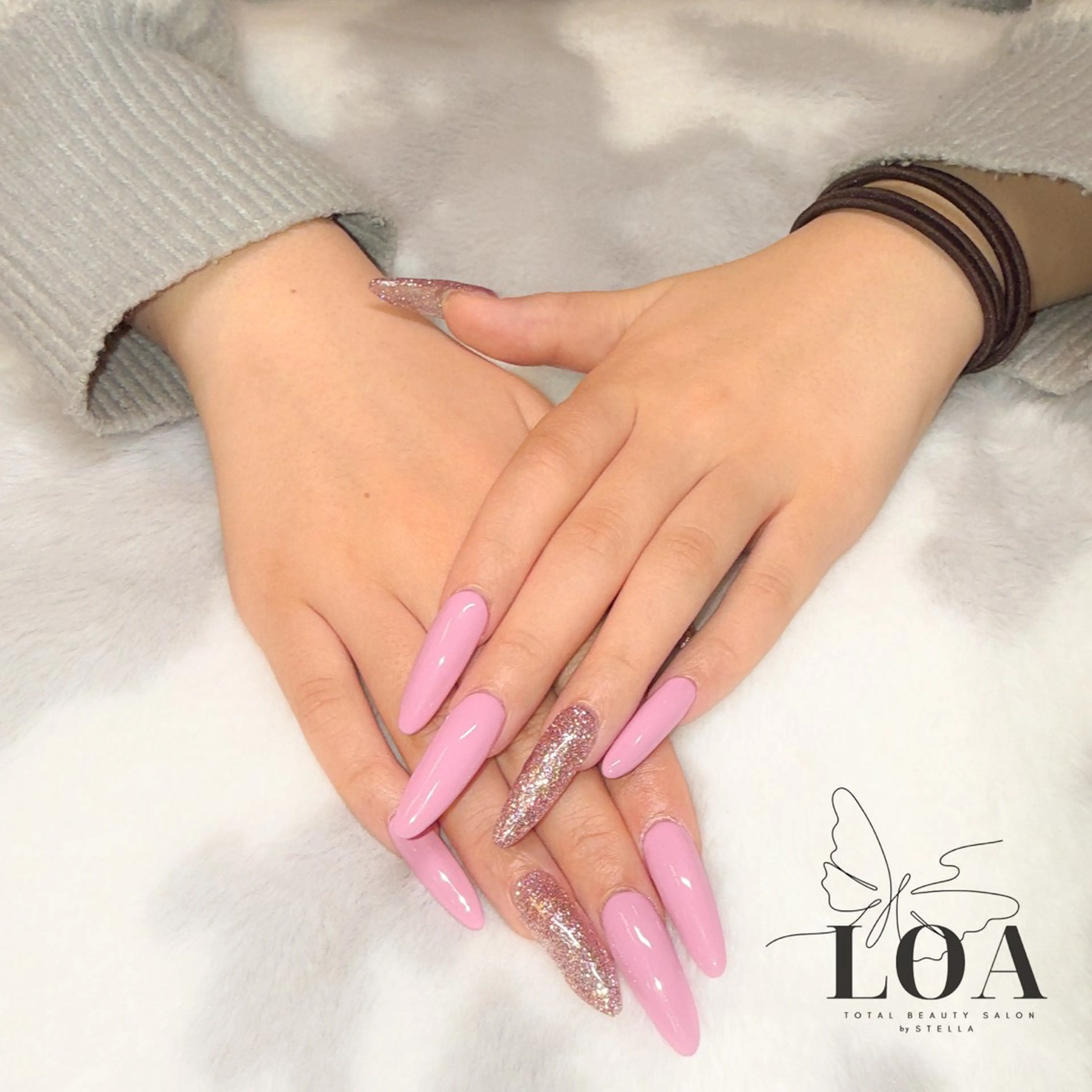 《para gel》長さだし+ワンカラーの写真