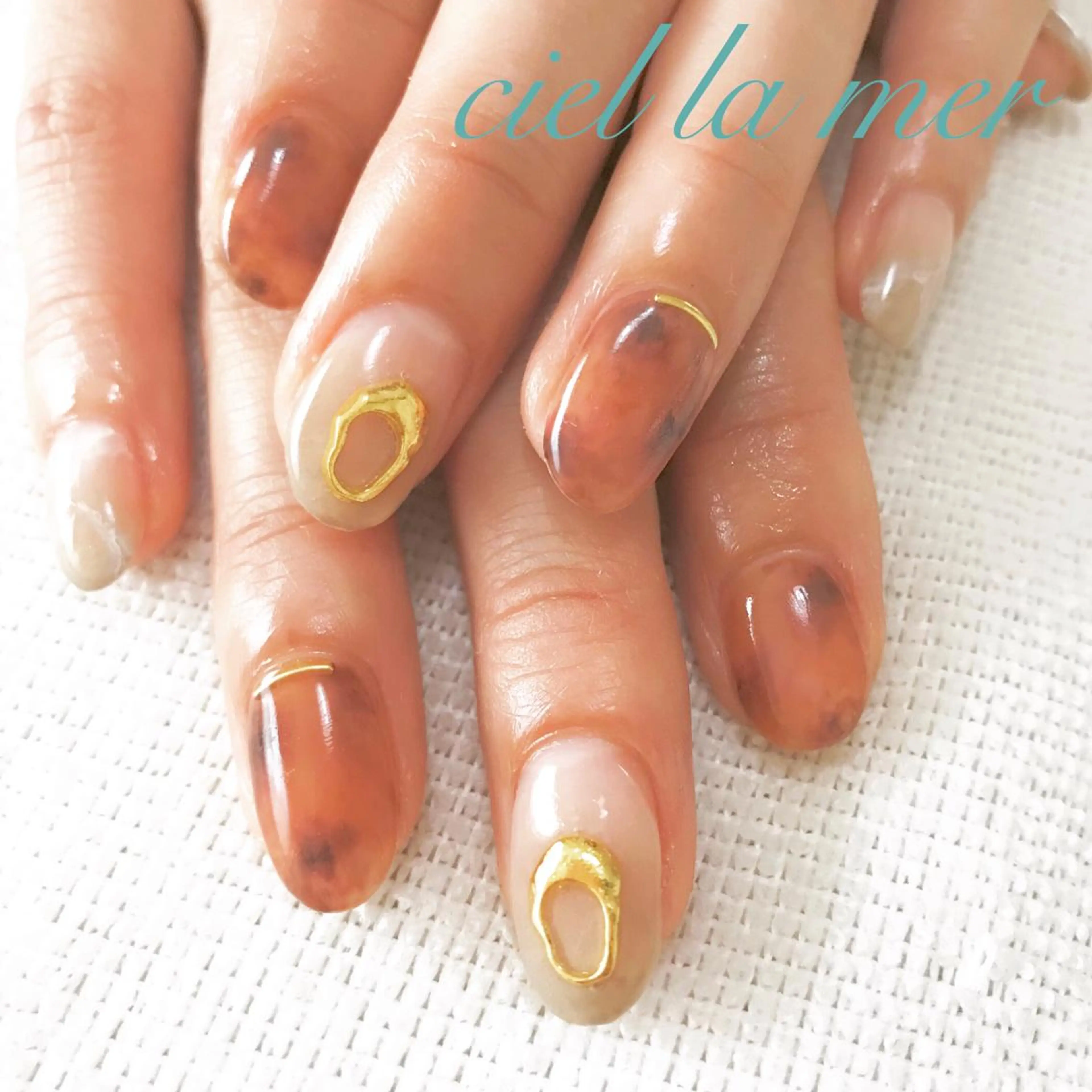 ネイル ハンドネイル フットネイル ciel la merのネイルデザイン