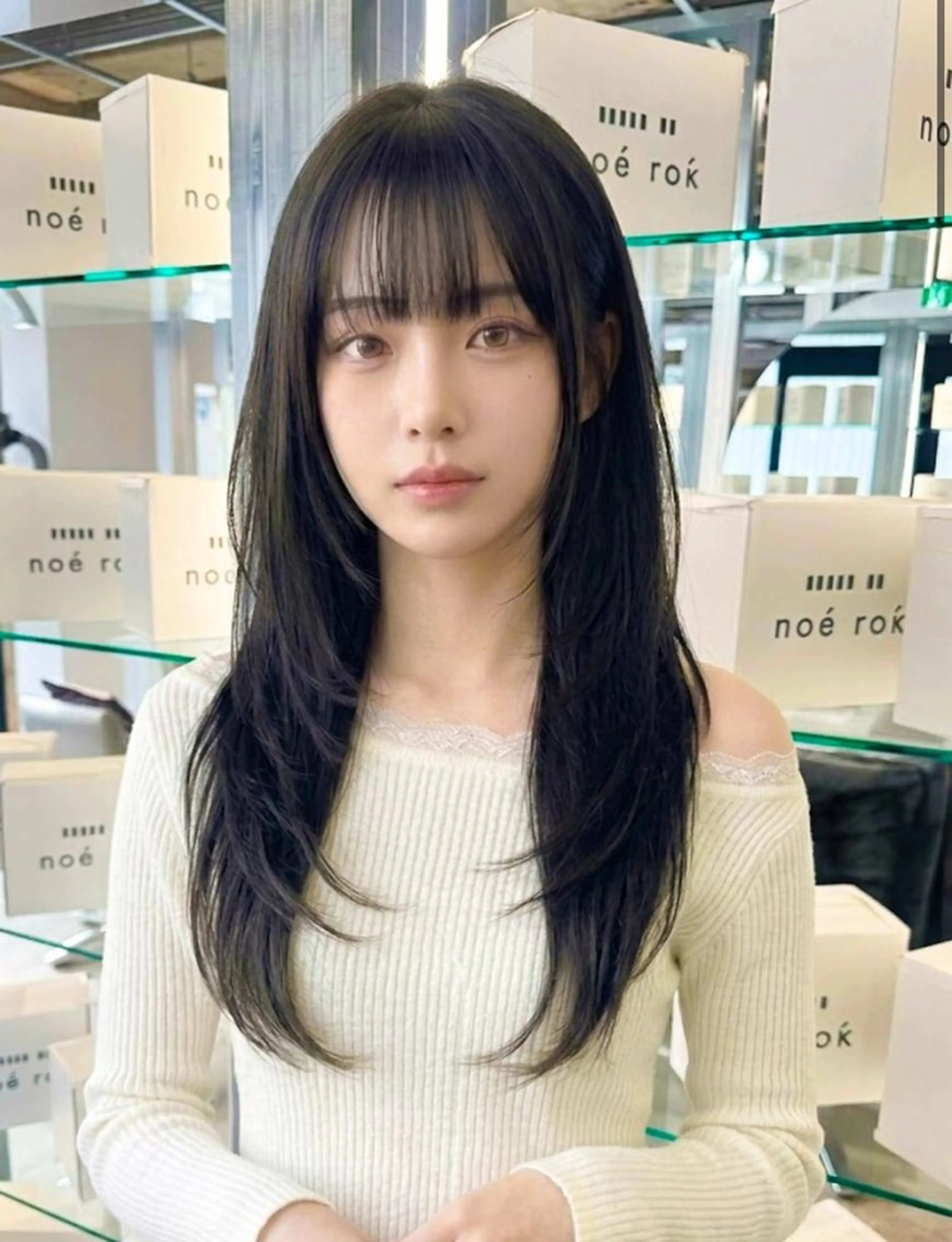 ロング 髙木 由支奈のヘアスタイル