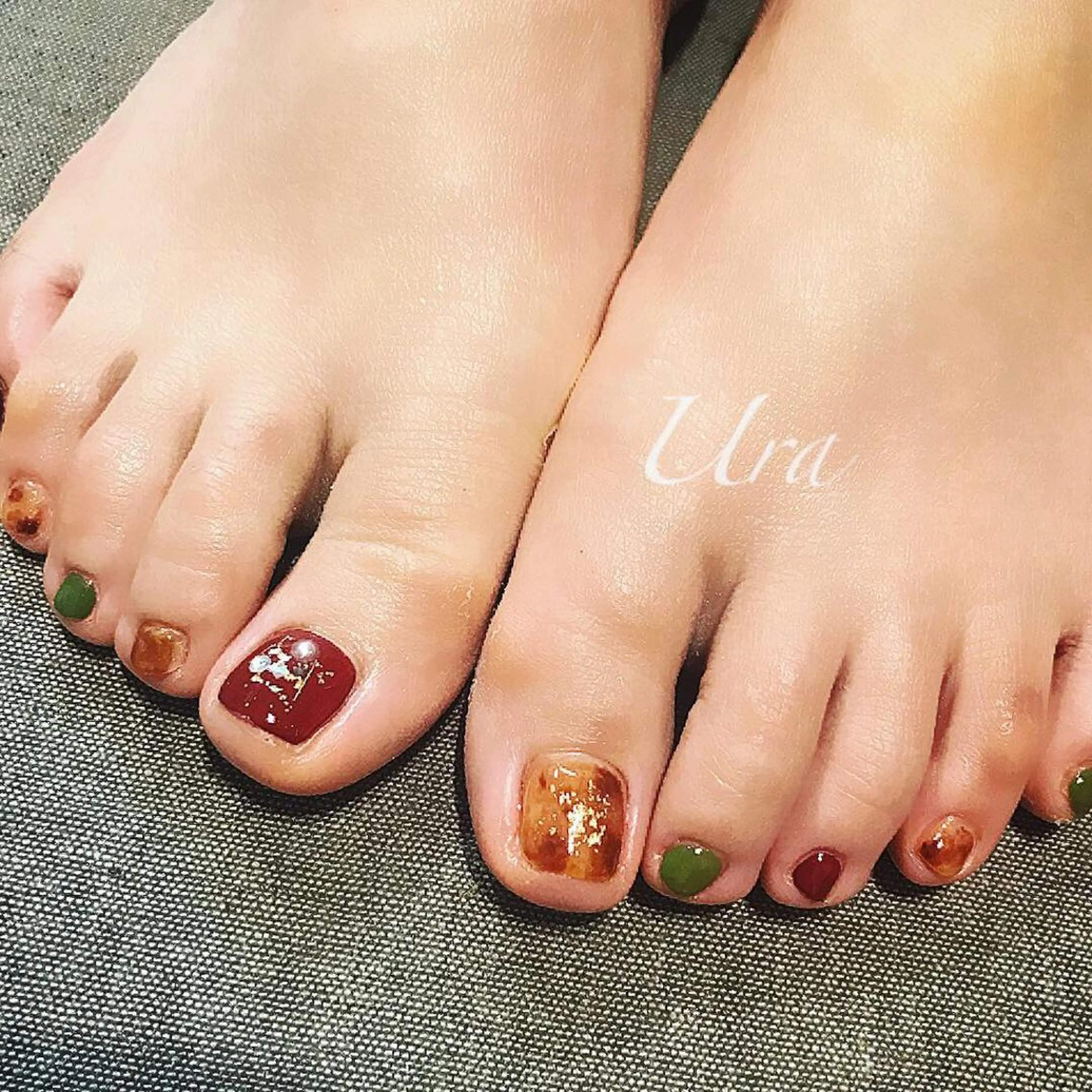 ネイル フットネイル UrakoNail 《nail》のネイルデザイン