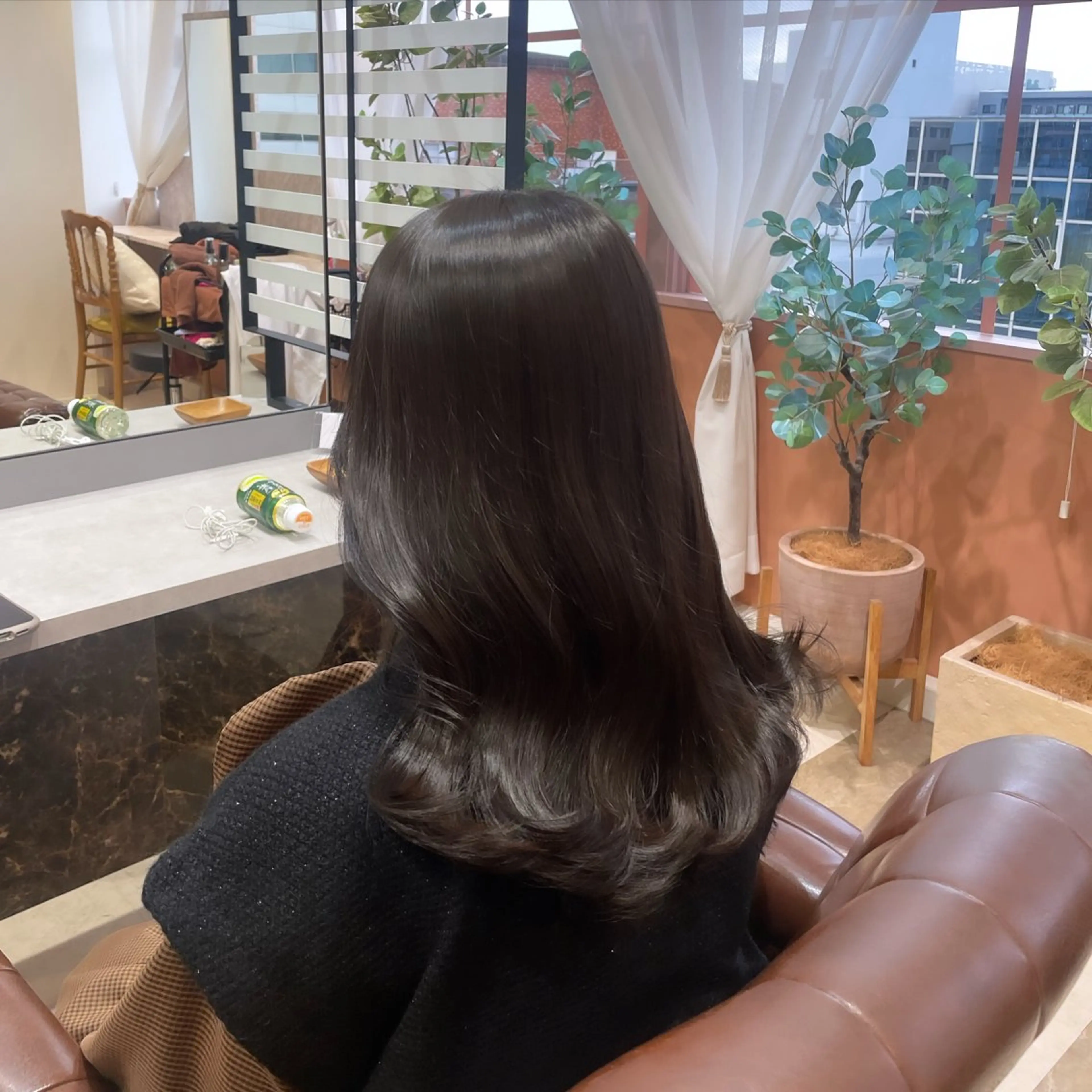 ミディアム acroあべの店所属・🧸顔周りカット /透明感🎀のヘアスタイル