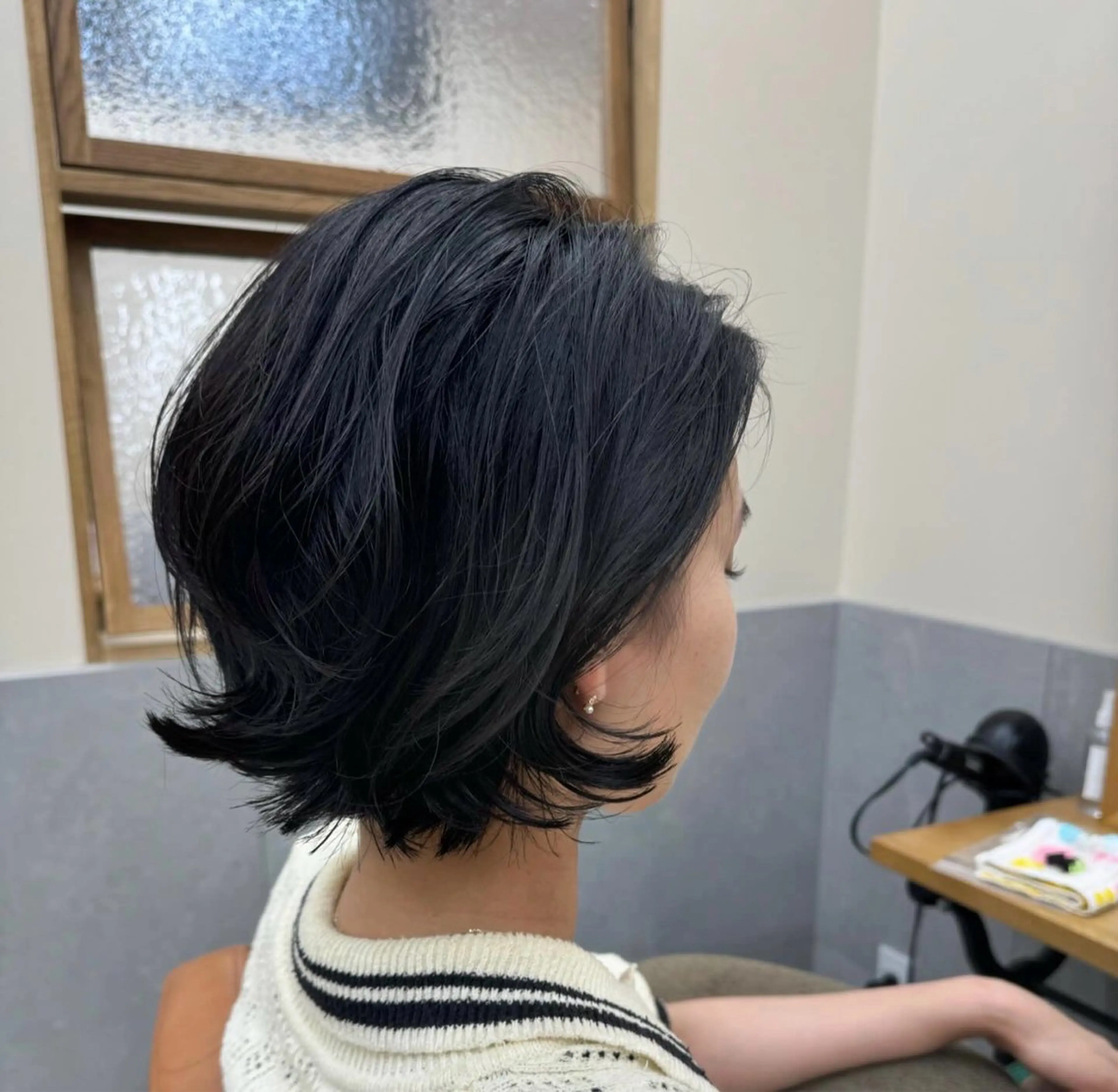 ショート パーマ ボブ 桒原 ちさのヘアスタイル