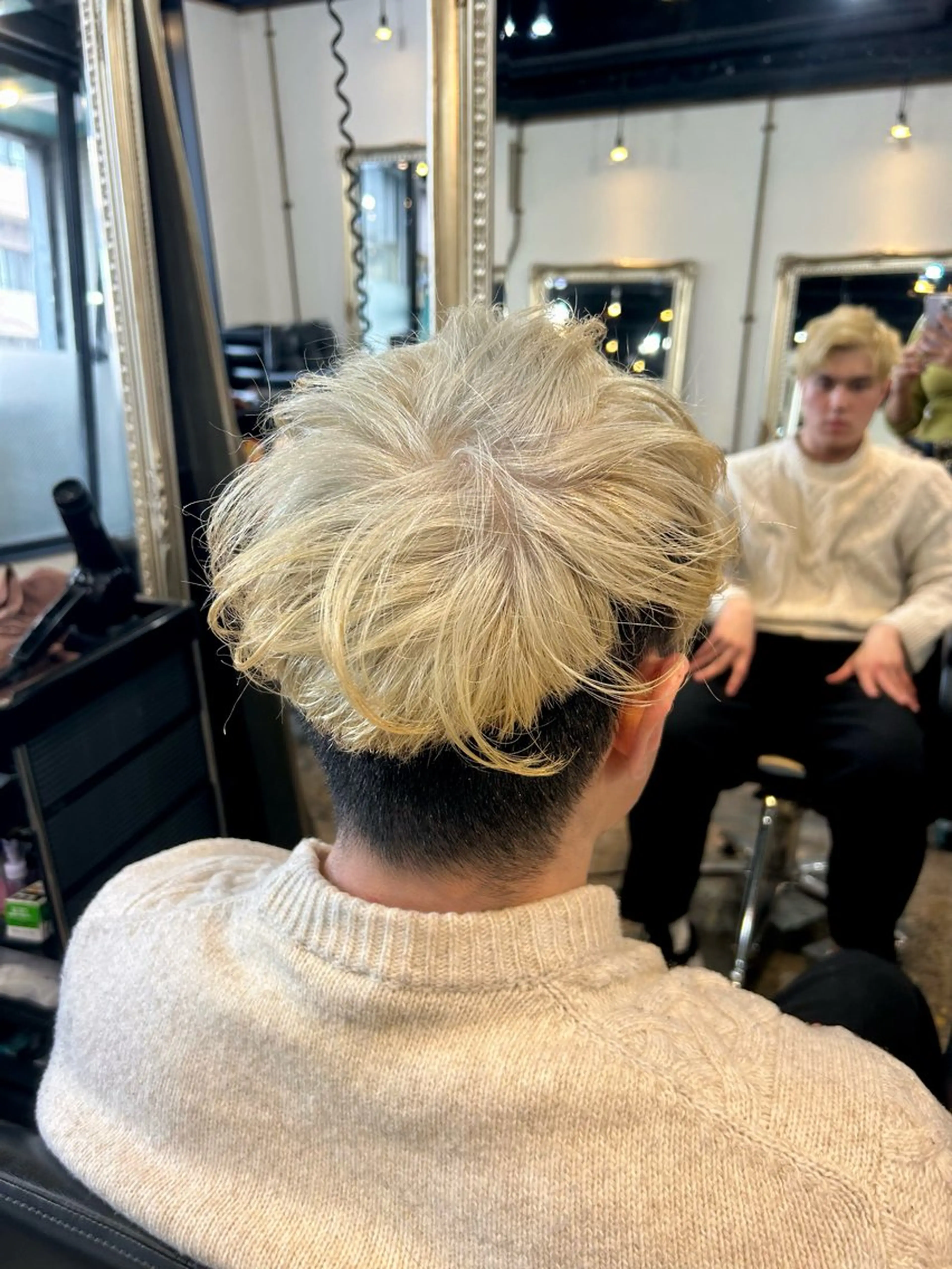 ショート カラー メンズ ヘアカラー beat立川店所属・Julia🖤 🌬️🩵のヘアスタイル