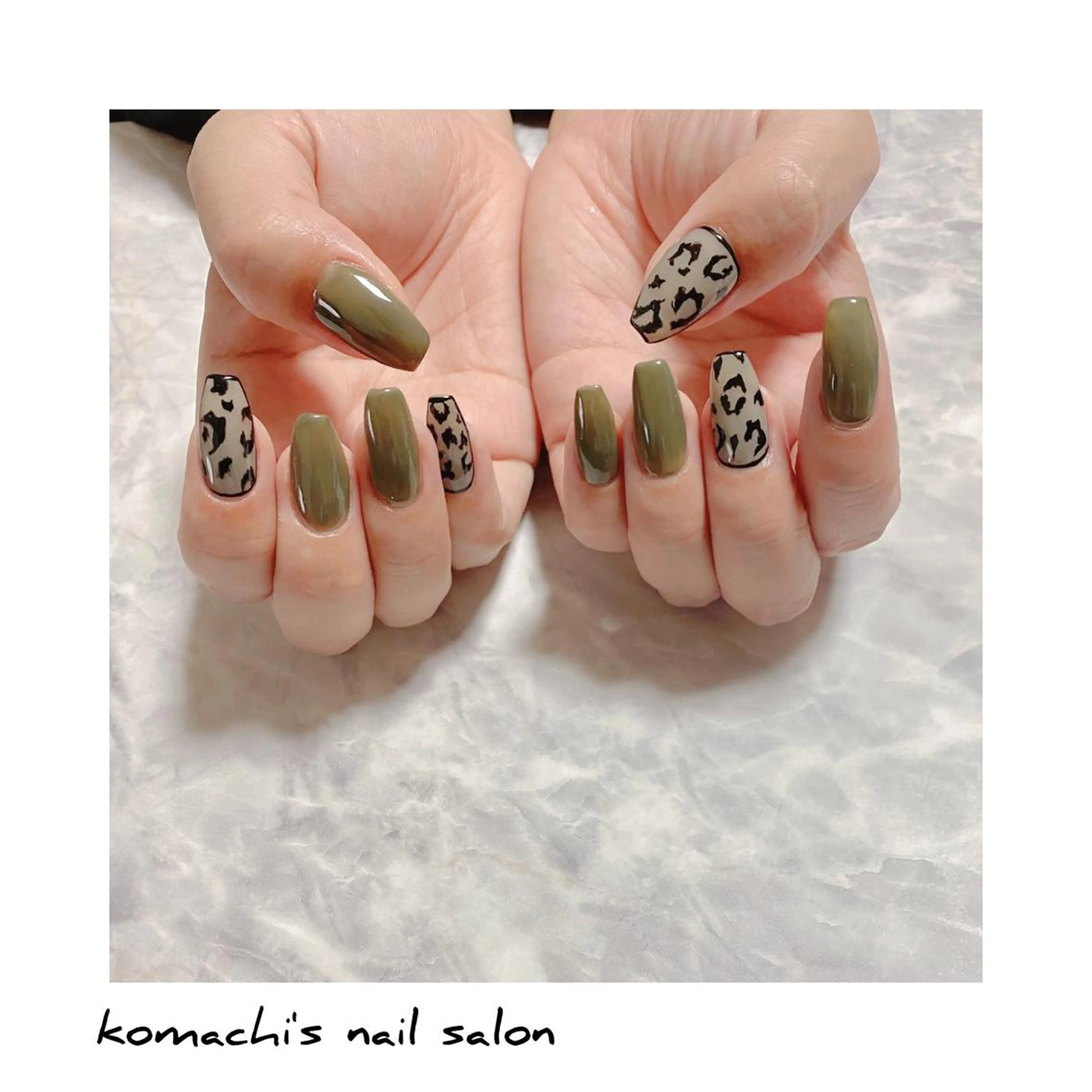 ネイル アニマル柄 akita kazumiのネイルデザイン