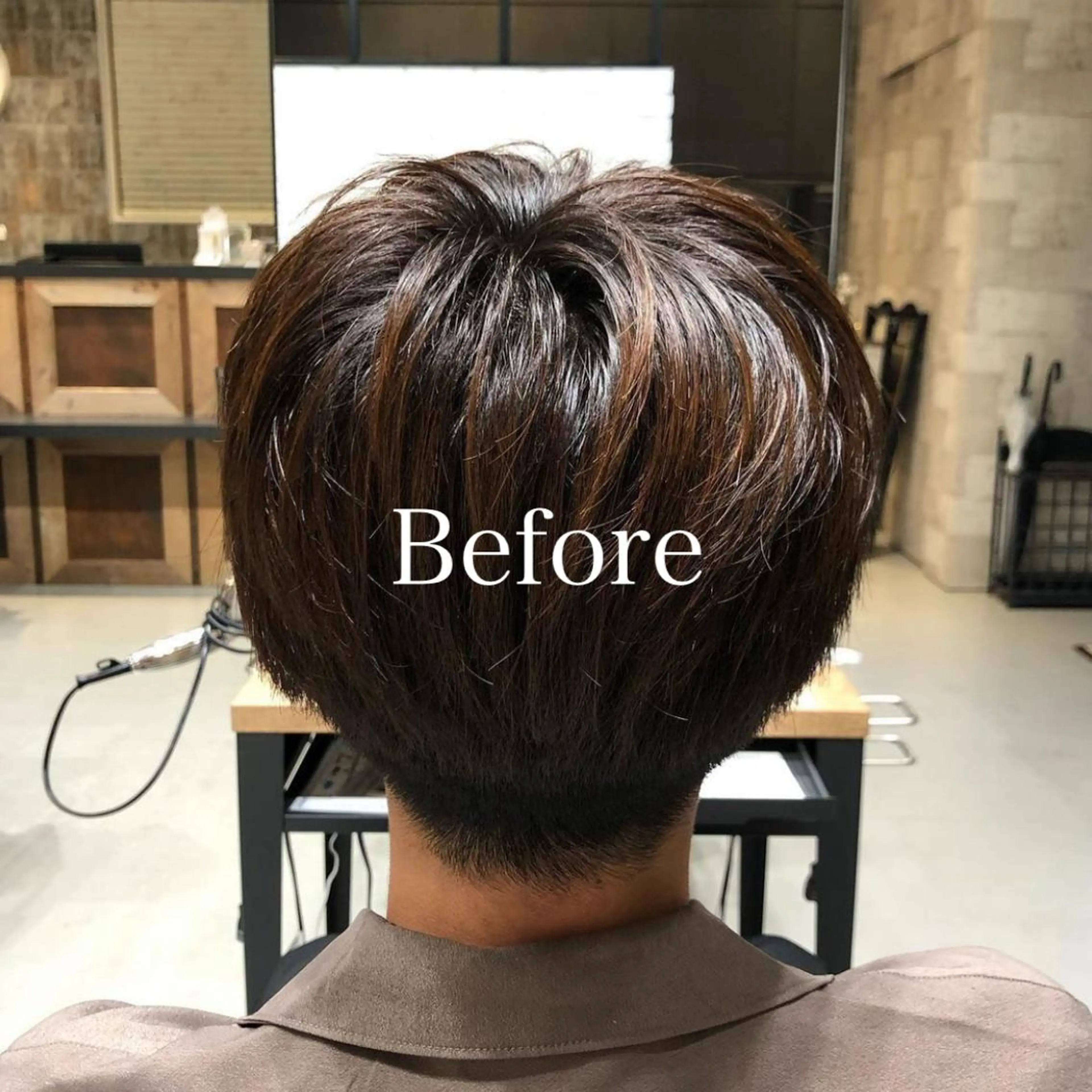 ショート カラー メンズ ベージュカラー レディースヘア💫 加藤たいが🐯のヘアスタイル