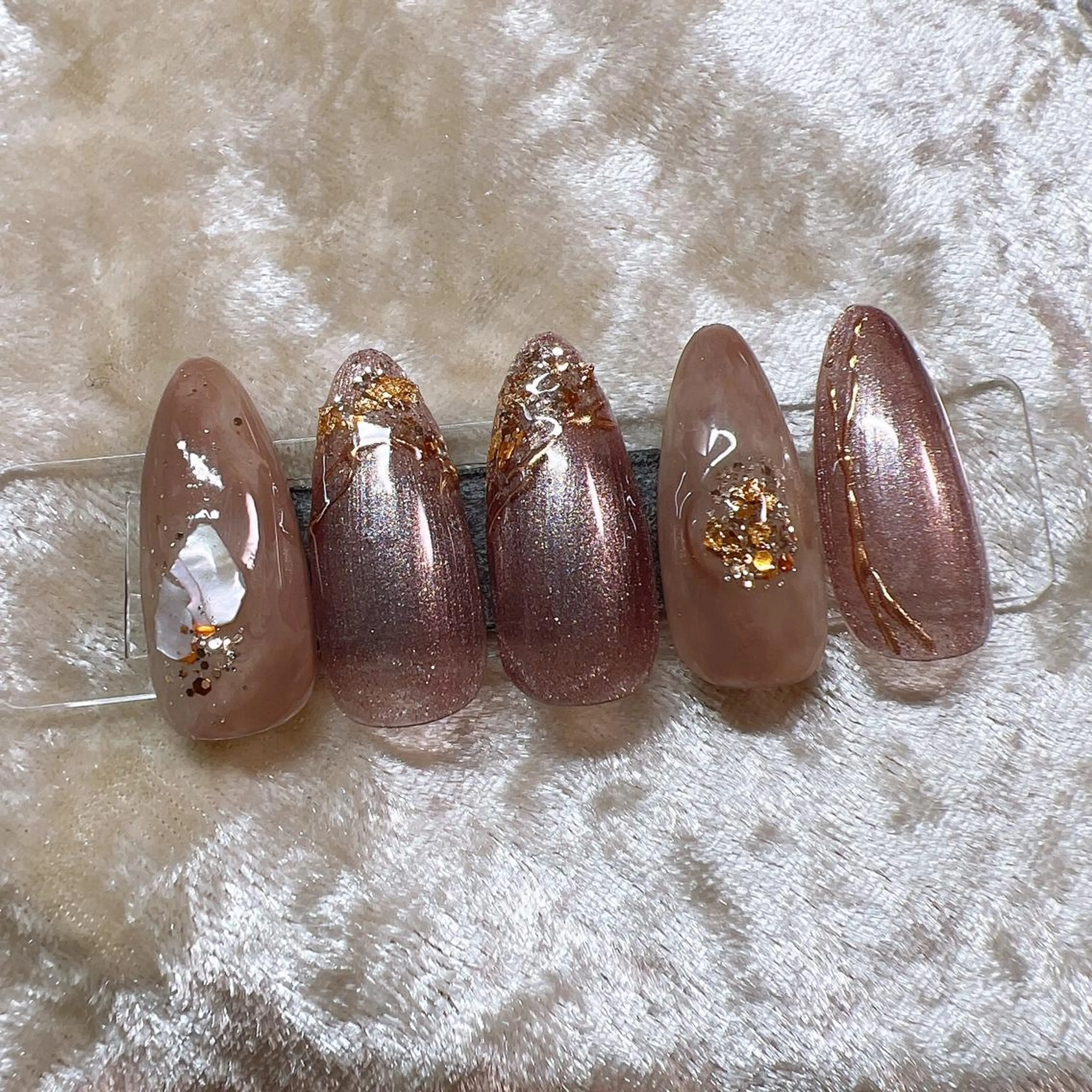 ネイル ラメ(グリッター) N.plus NaiLのネイルデザイン