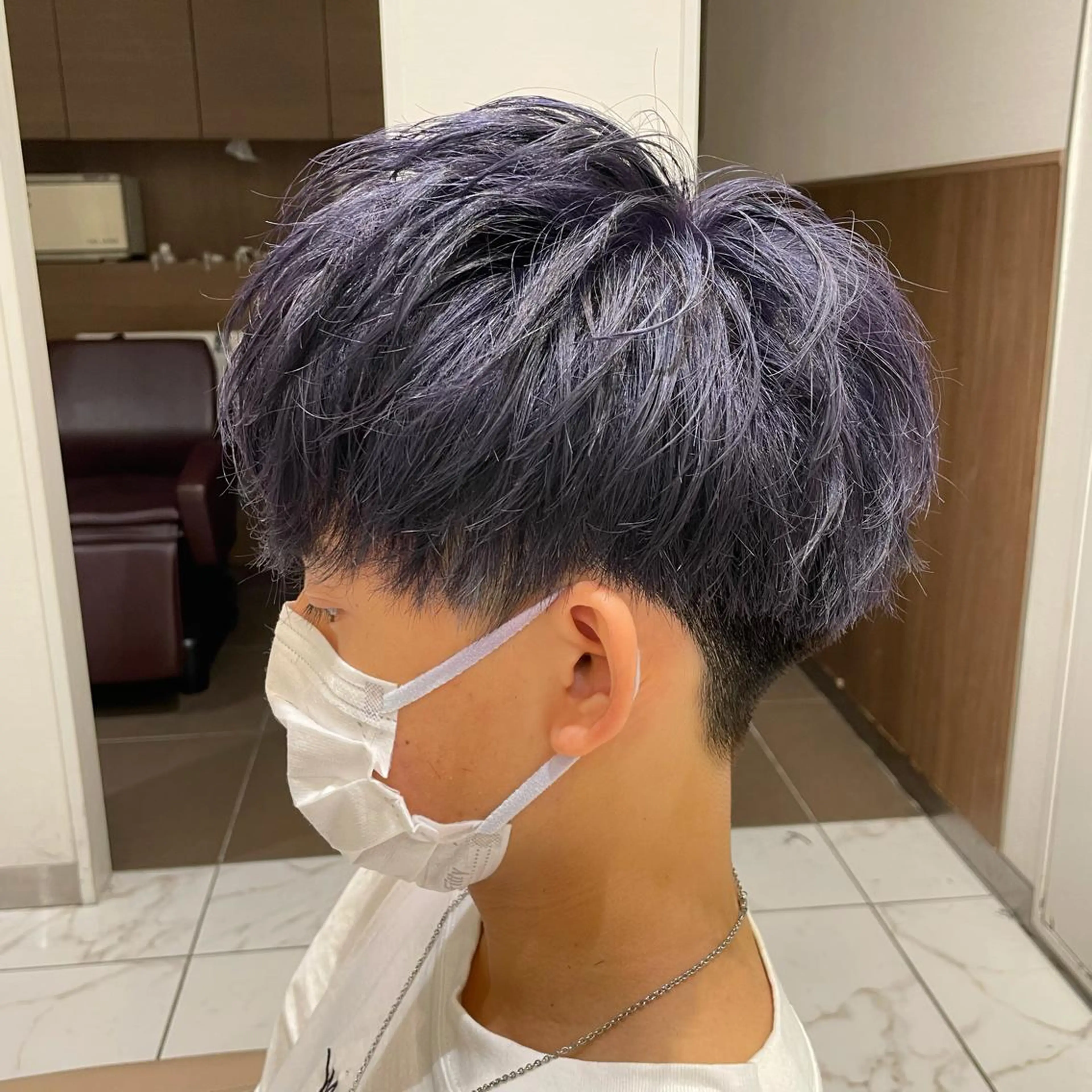 ショート カラー メンズ カット ヘアカラー トリートメント 【メンズ縮毛矯正】 田中秀斗のヘアスタイル