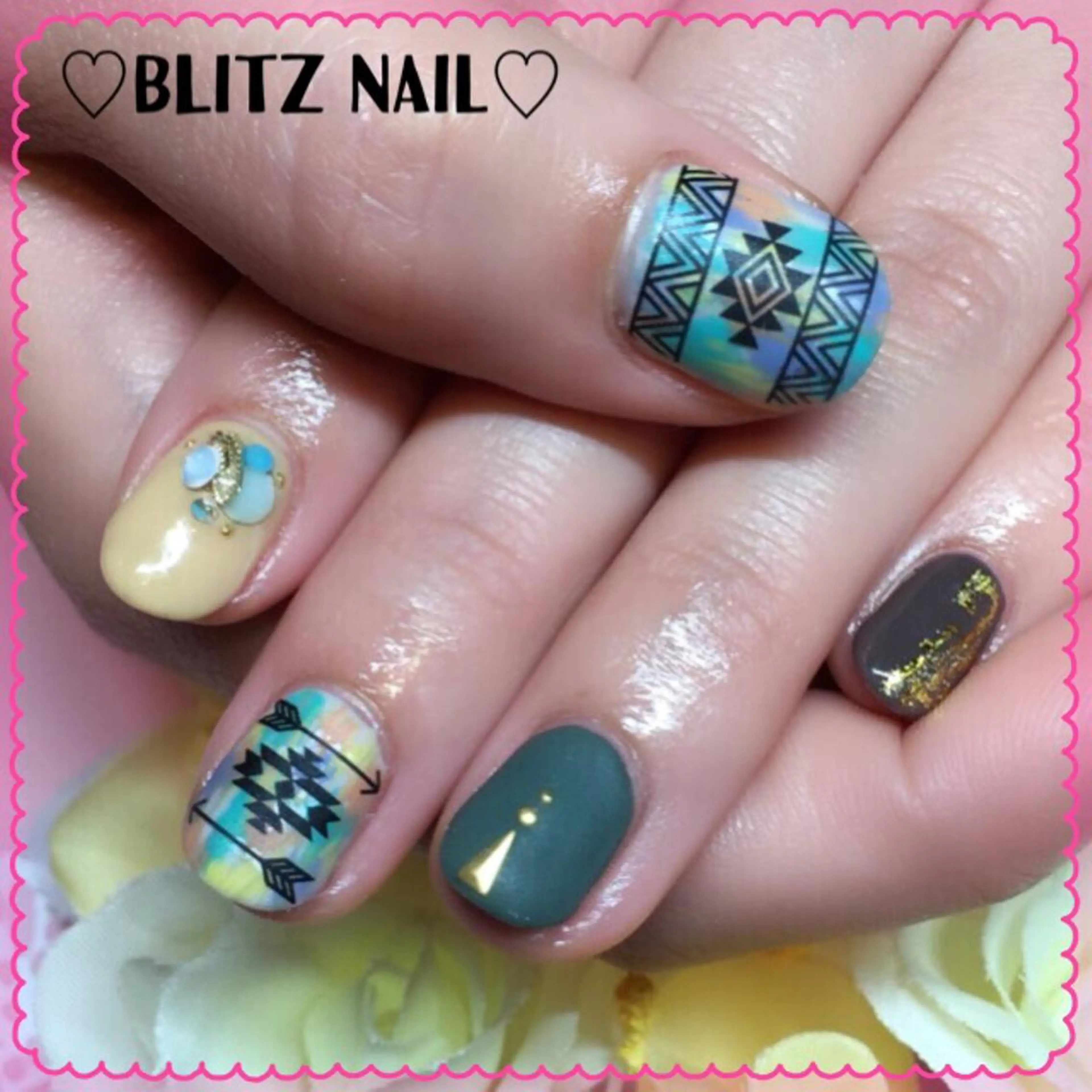ネイル マットネイル BLITZ Nail 岩田💅🏻✨のネイルデザイン