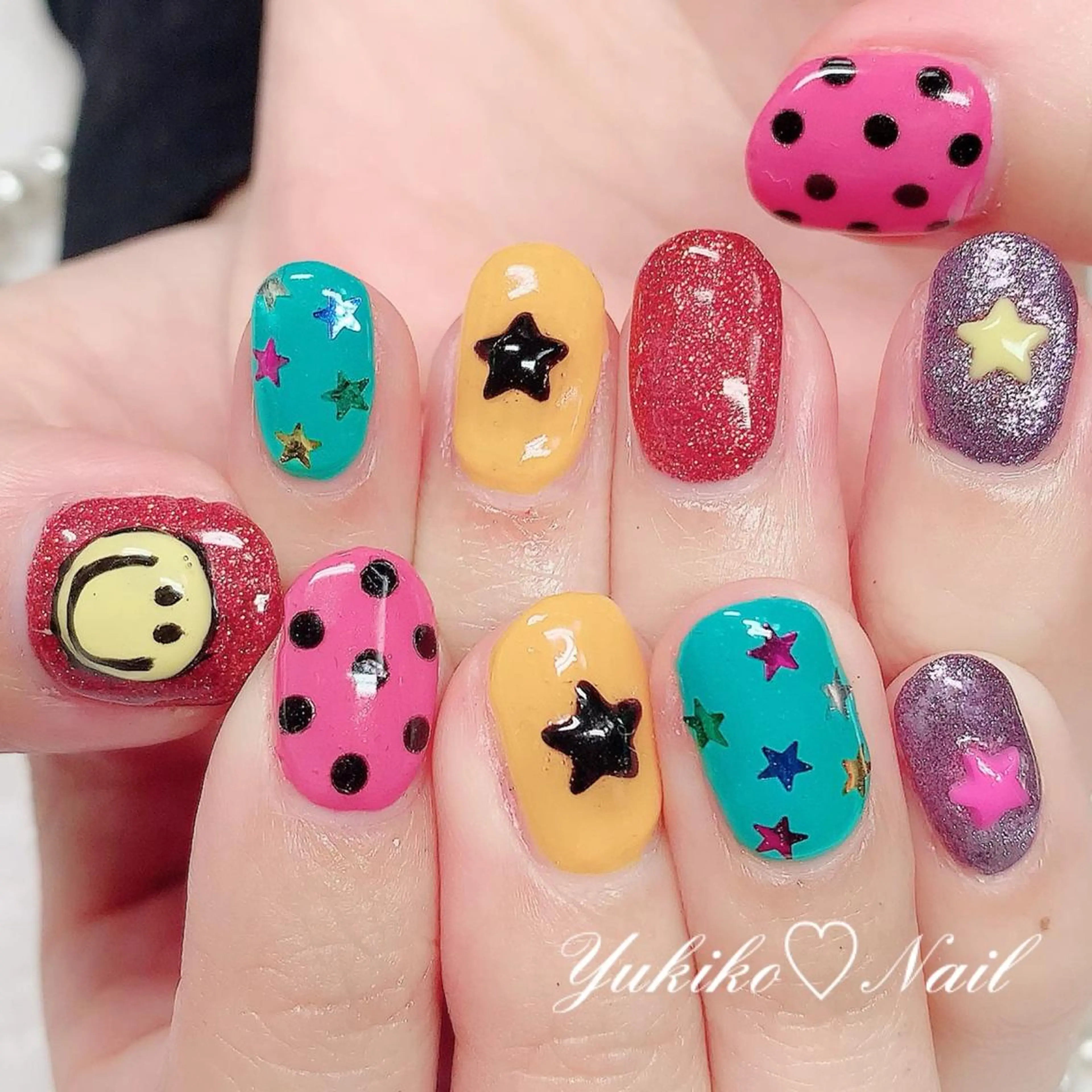 ネイル アートネイル 持ち込み ユキコ ネイルのネイルデザイン