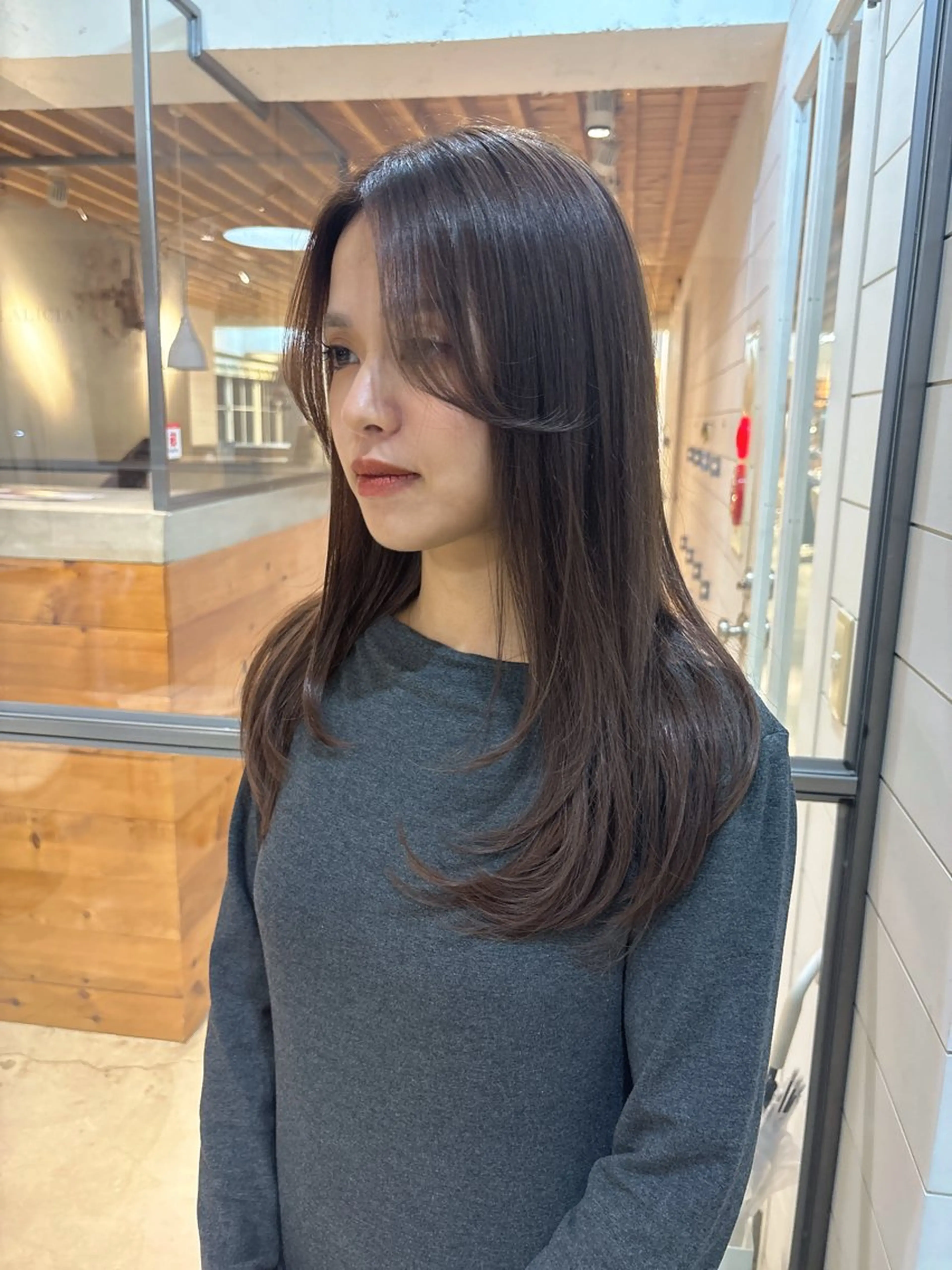 ロング カラー カット ヘアカラー ユイナ ★暖色/レイヤー★のヘアスタイル