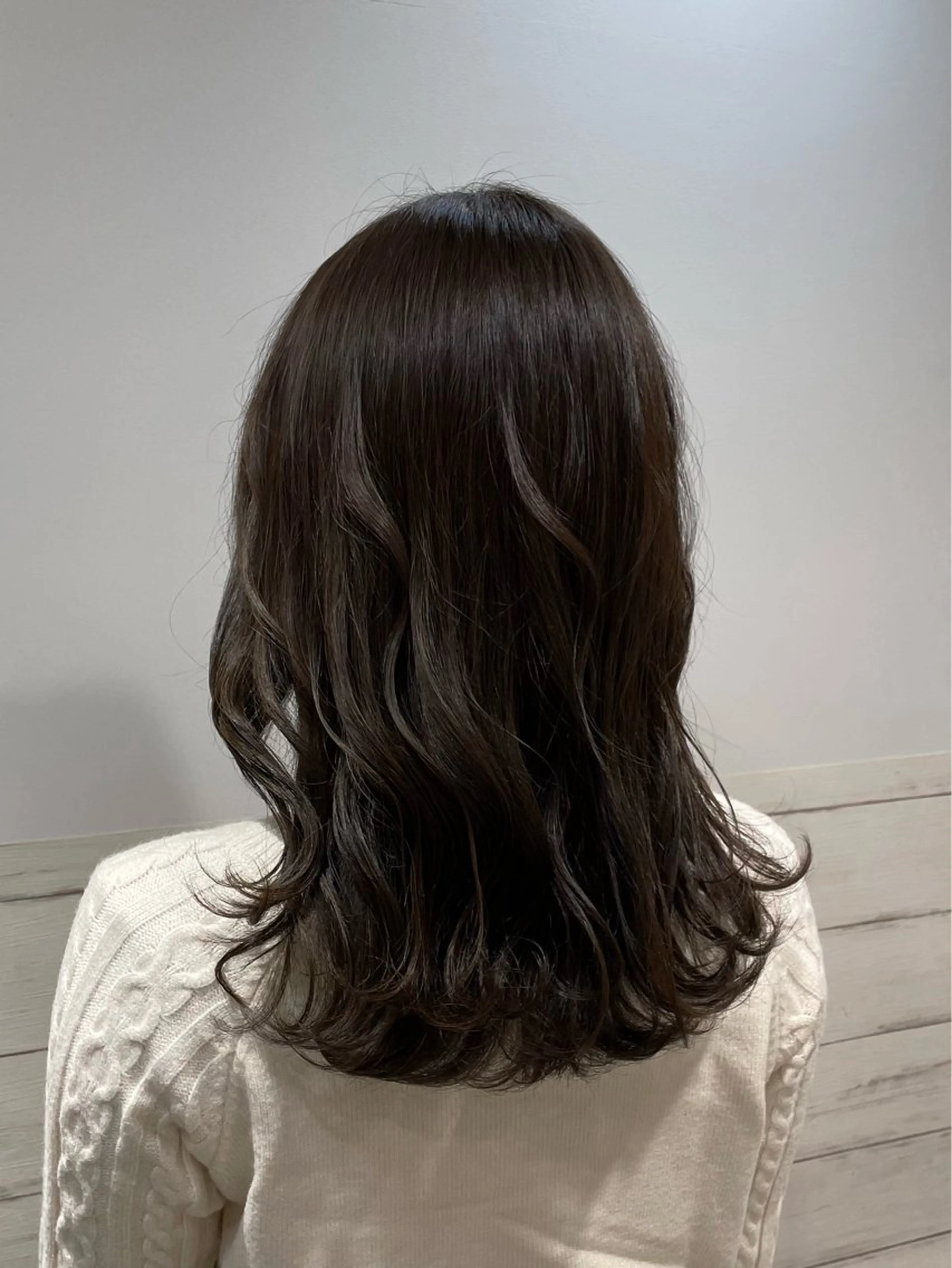 セミロング カラー 透明感カラー グレージュ オリーブカラー オリーブグレージュ オリーブグレー ヘアカラー トリートメント Zina 浦安所属・髪質改善✨Zina浦 安/個室🌈YUKIのヘアスタイル