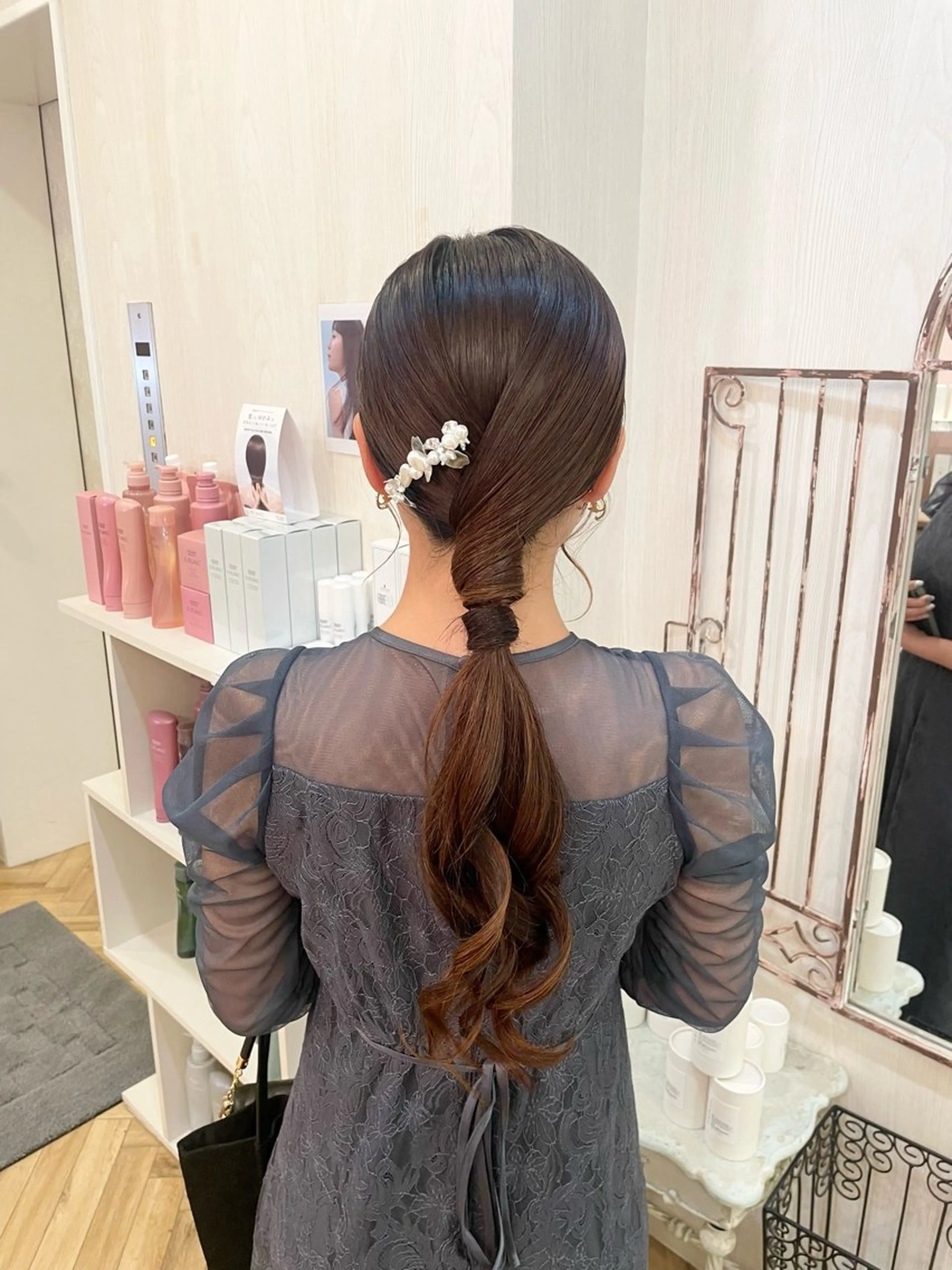 ロング ヘアアレンジ ヘアセット ダブルカラー/ レイヤー🍒齋藤 澪のヘアスタイル