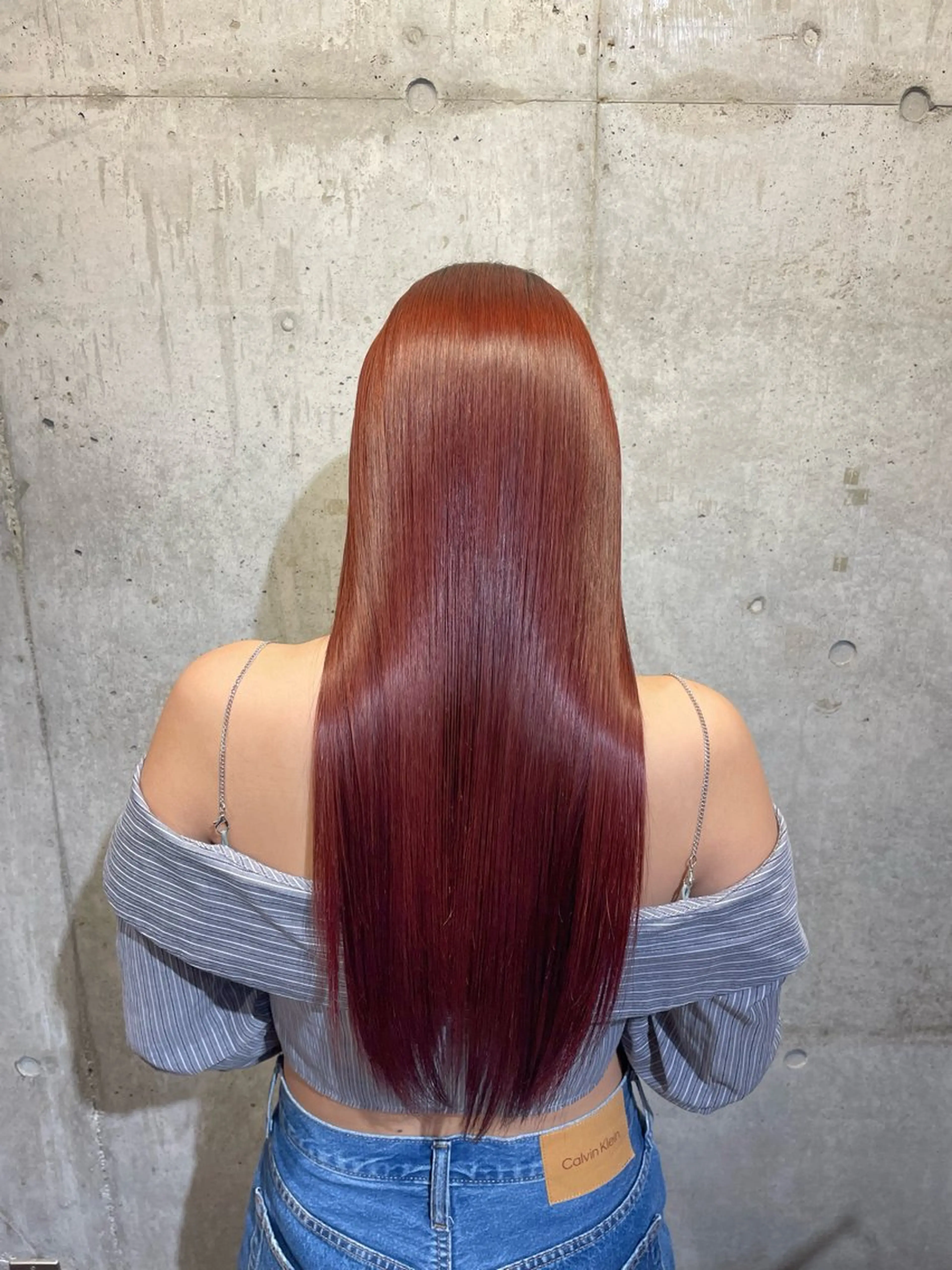 ロング トリートメント 髪質改善/縮毛矯正/ 艶カラーASAYAのヘアスタイル