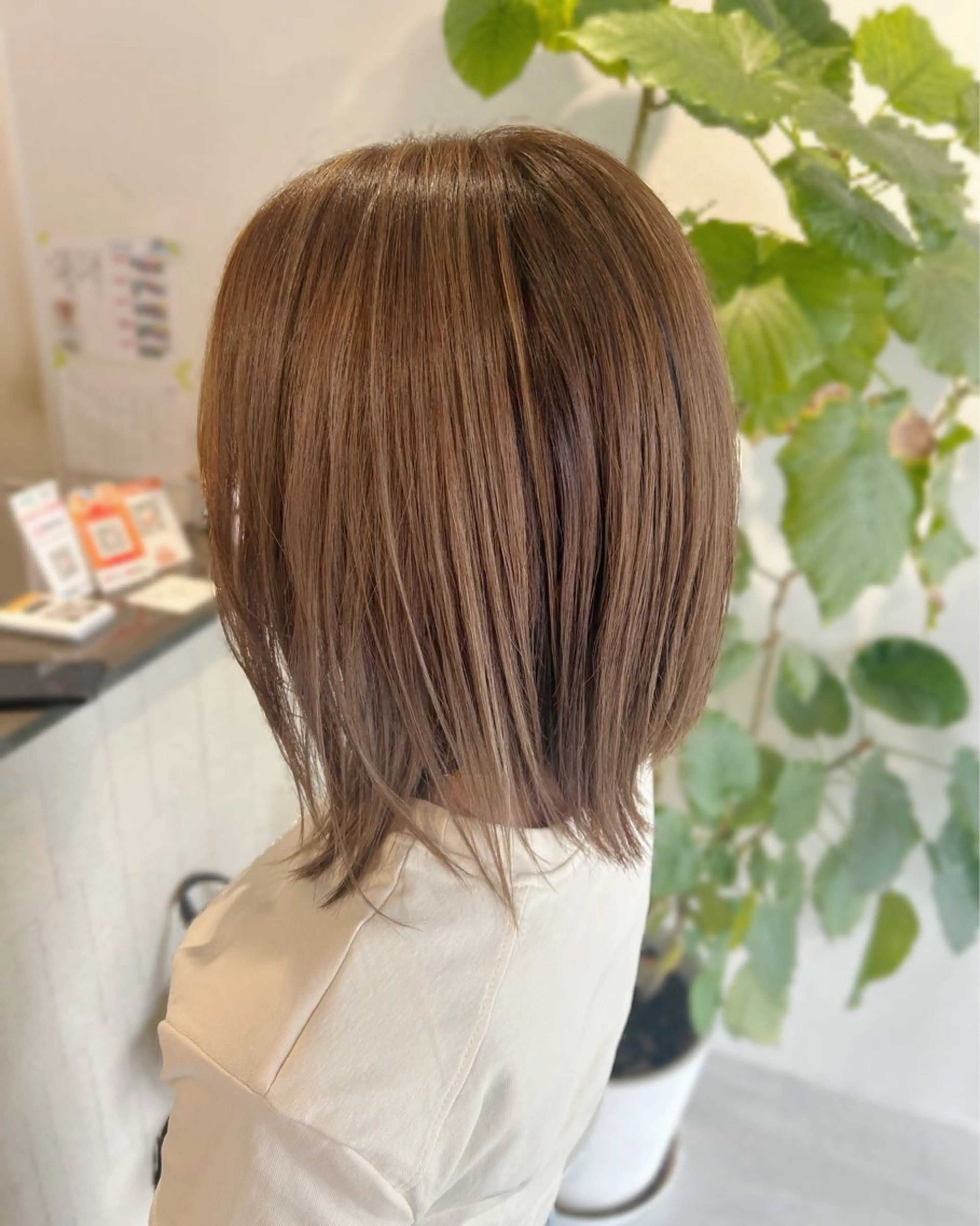 ミディアム ヘアカラー 💎韓国カラー Giness坂下巧のヘアスタイル