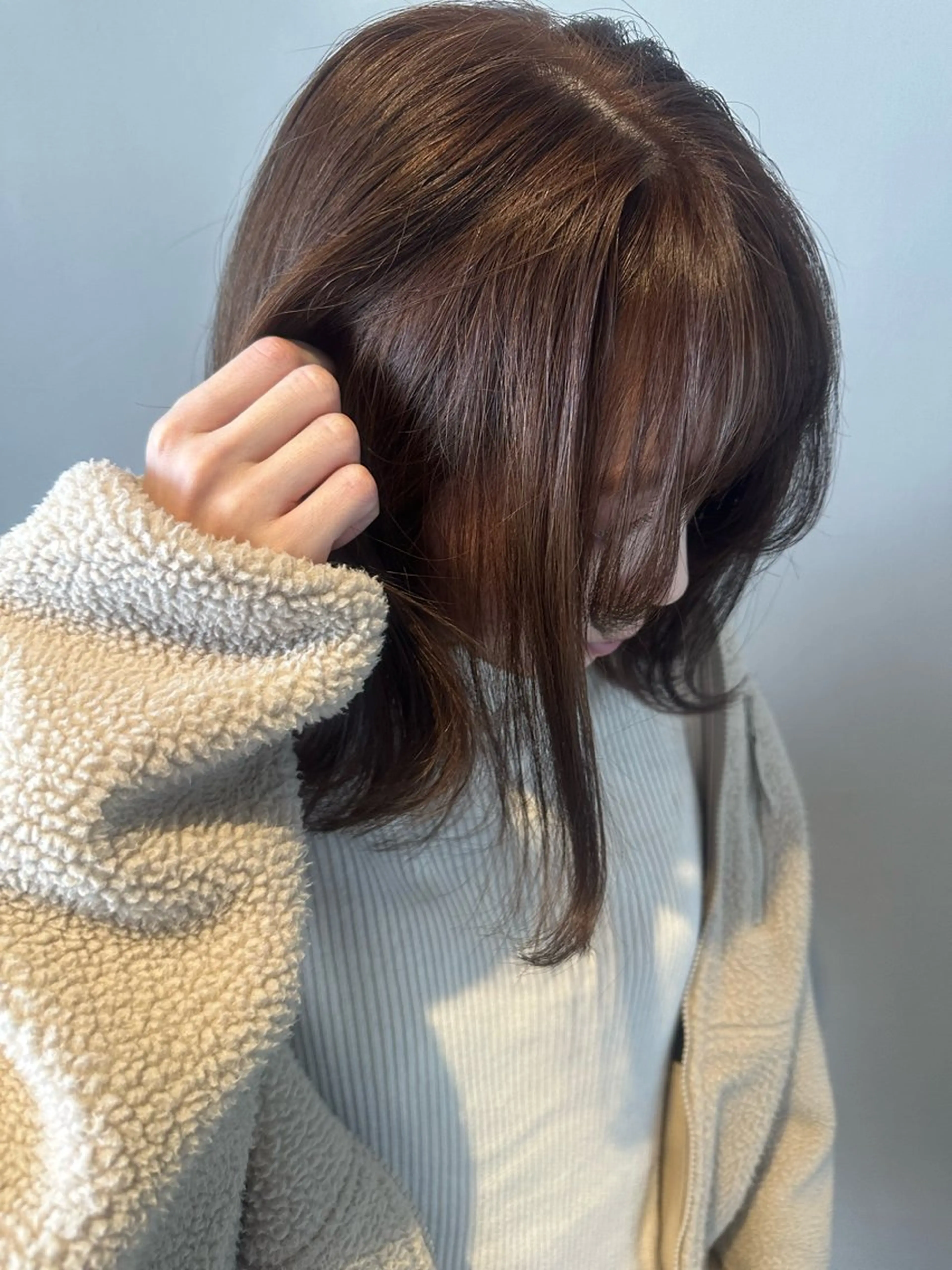 ミディアム Agu まゆかのヘアスタイル