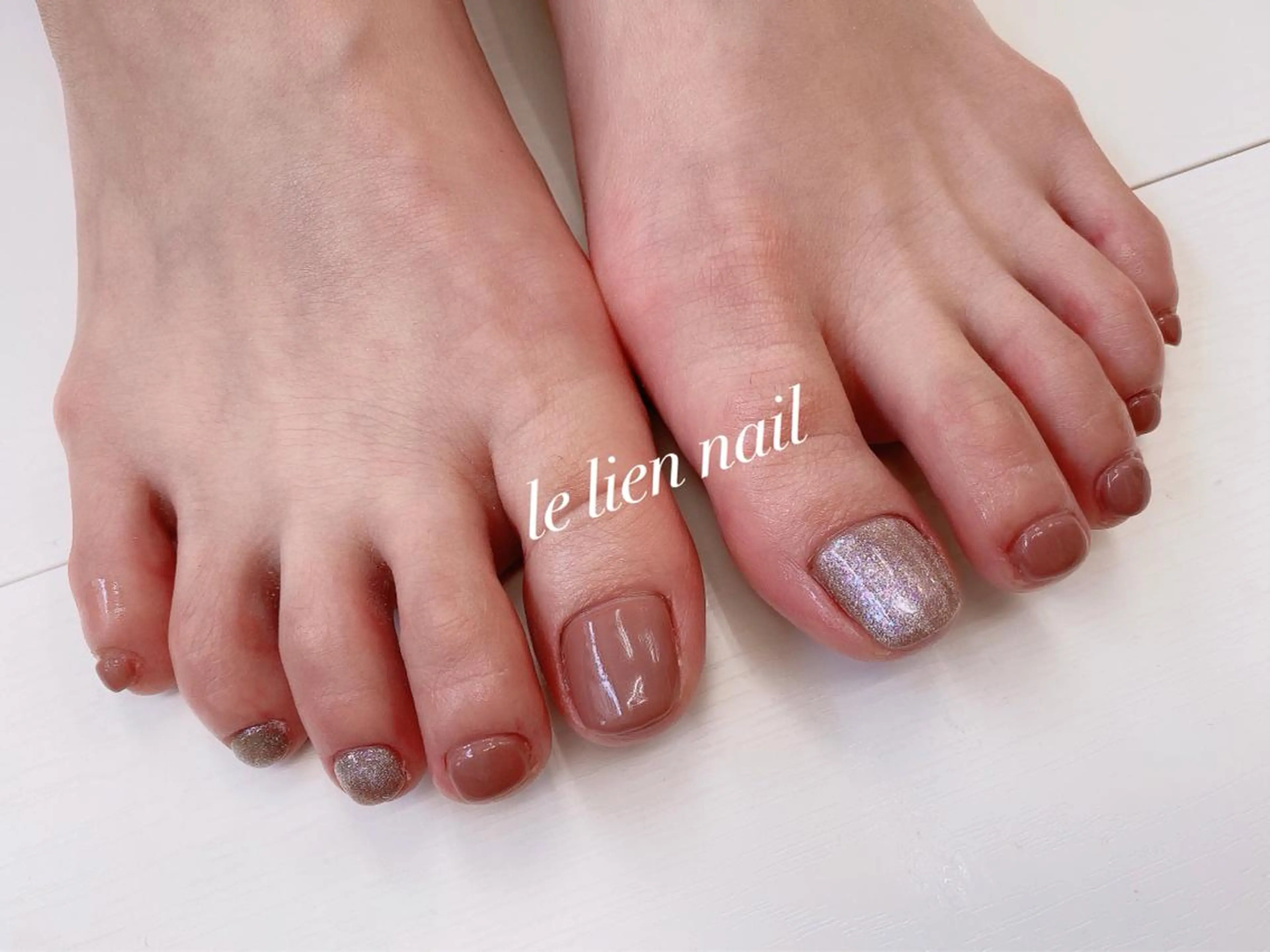ネイル フットネイル マグネットネイル le lien nailのネイルデザイン