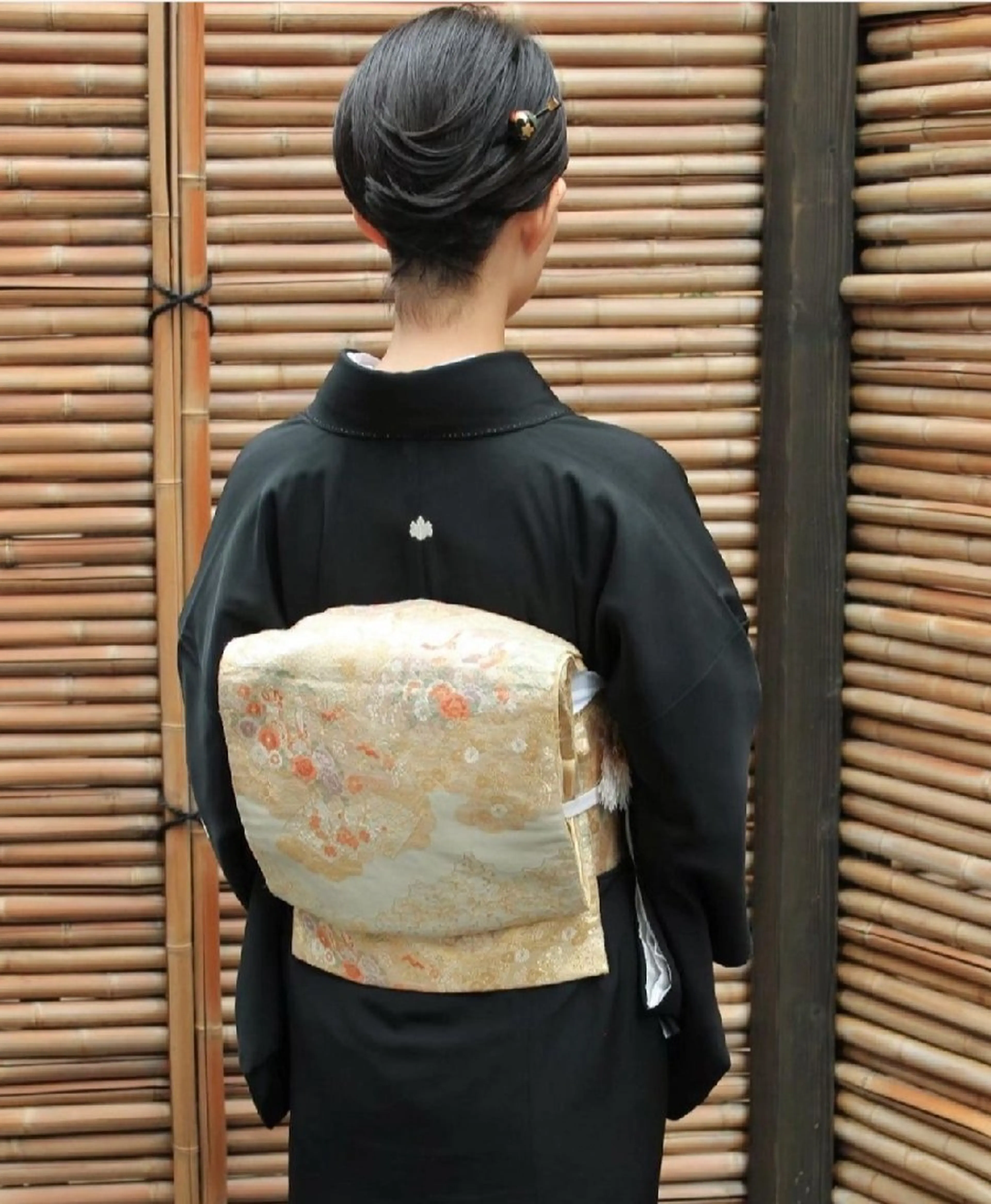 留袖(黒・色留袖)着付＋ヘアセットの写真