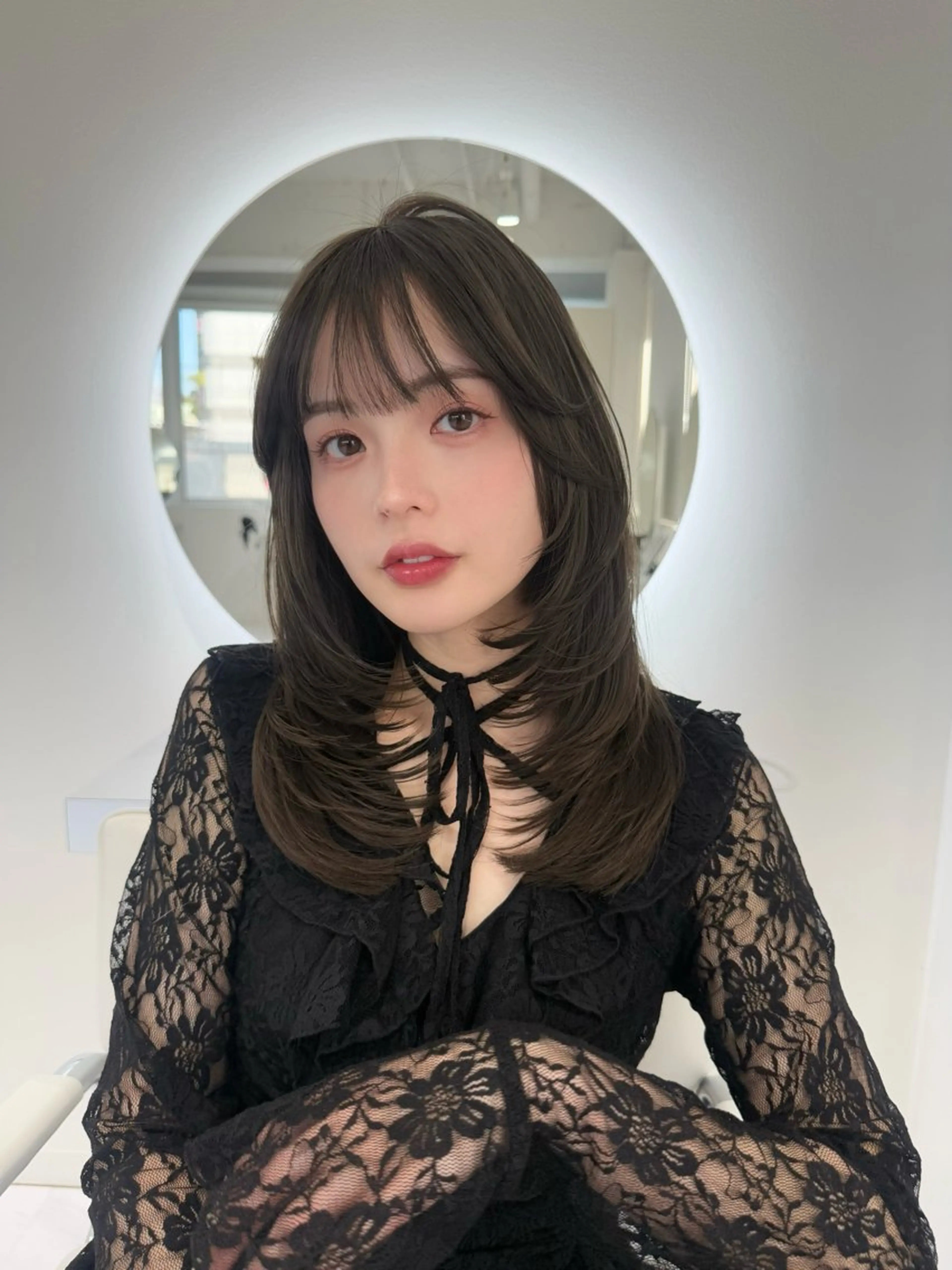 セミロング レイヤーカット🫧 🎀Tomoka🎀のヘアスタイル