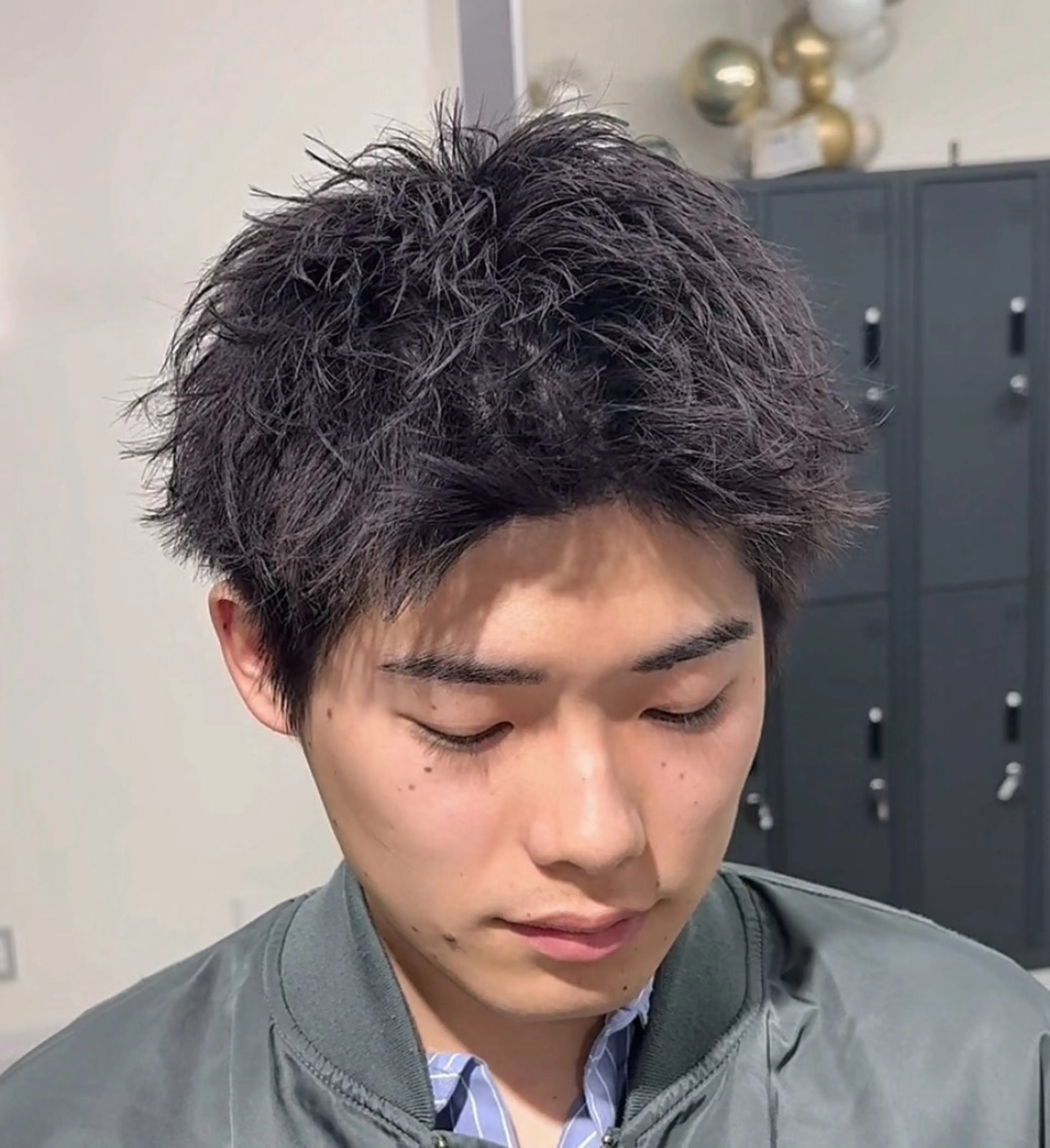 ショート パーマ メンズ メンズパーマ カット パーマ synergy  men's hair所属・【短髪メンズパーマ】 松下泰河のヘアスタイル