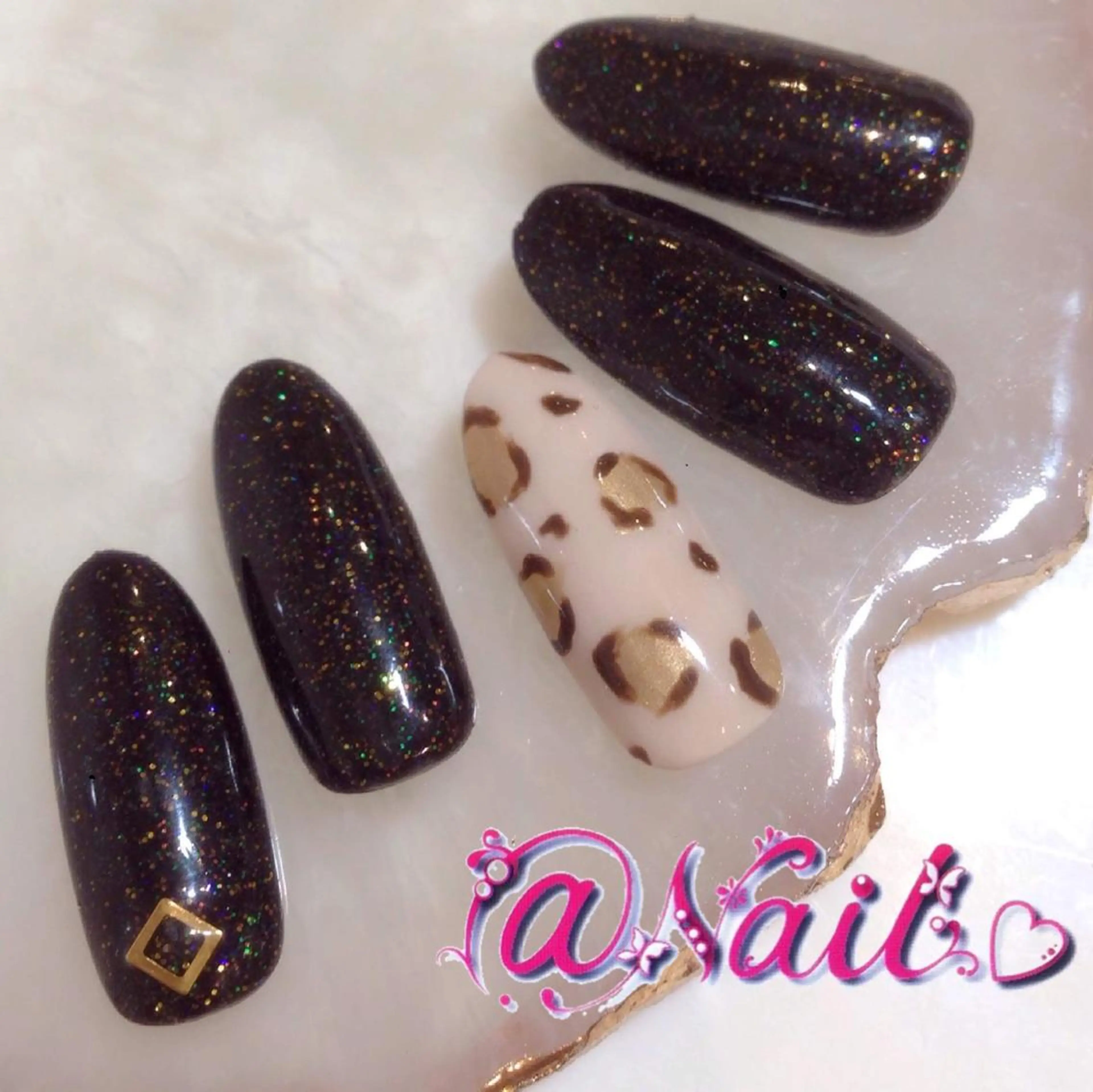 ネイル ネイルチップ 小尾 栞のネイルデザイン