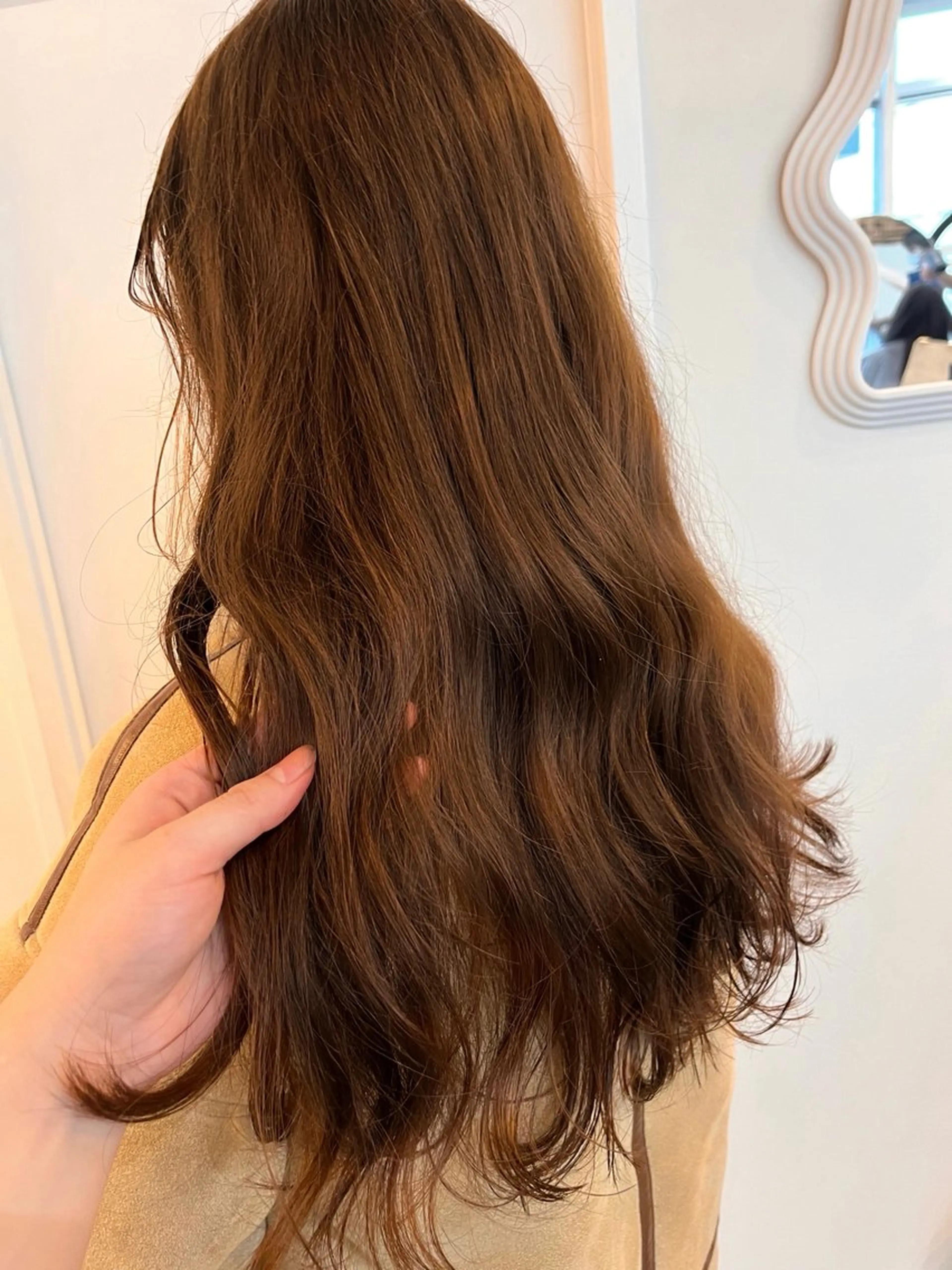 ロング カラー ヘアカラー トリートメント レイヤーカット/韓国 ヘア/ honokaのヘアスタイル
