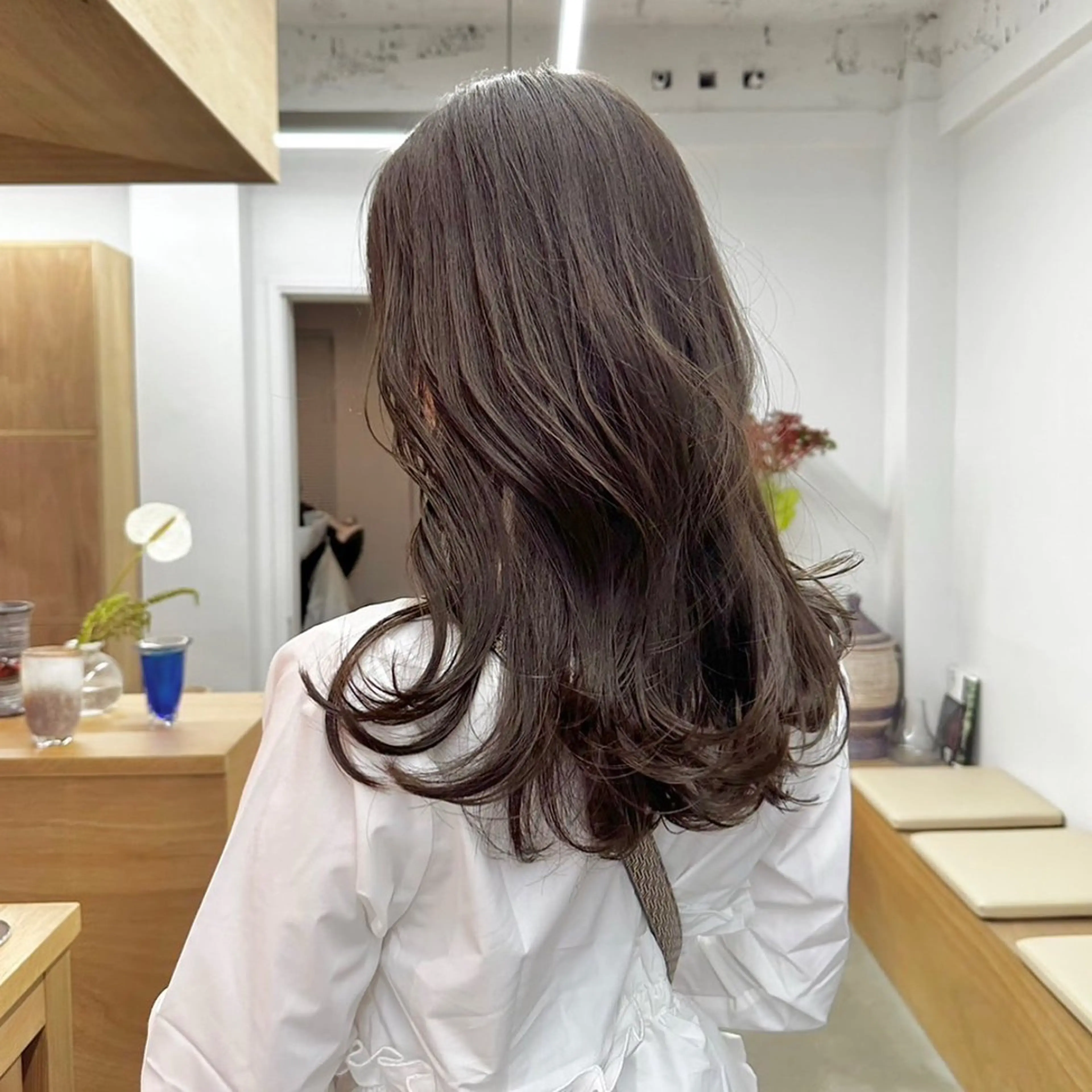 セミロング カラー ヘアカラー 坂本 圭太朗のヘアスタイル