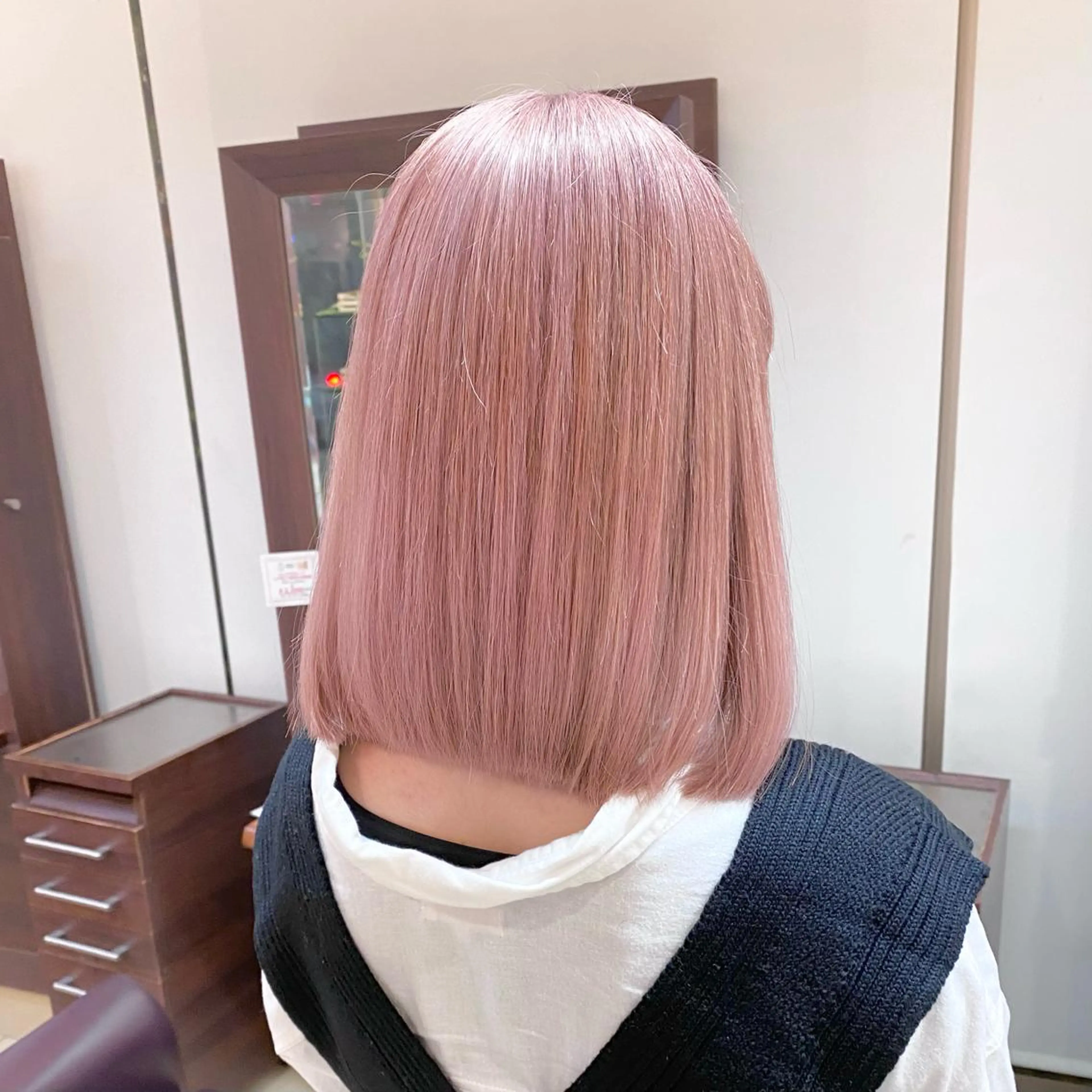 ミディアム カラー 谷口 優冴のヘアスタイル