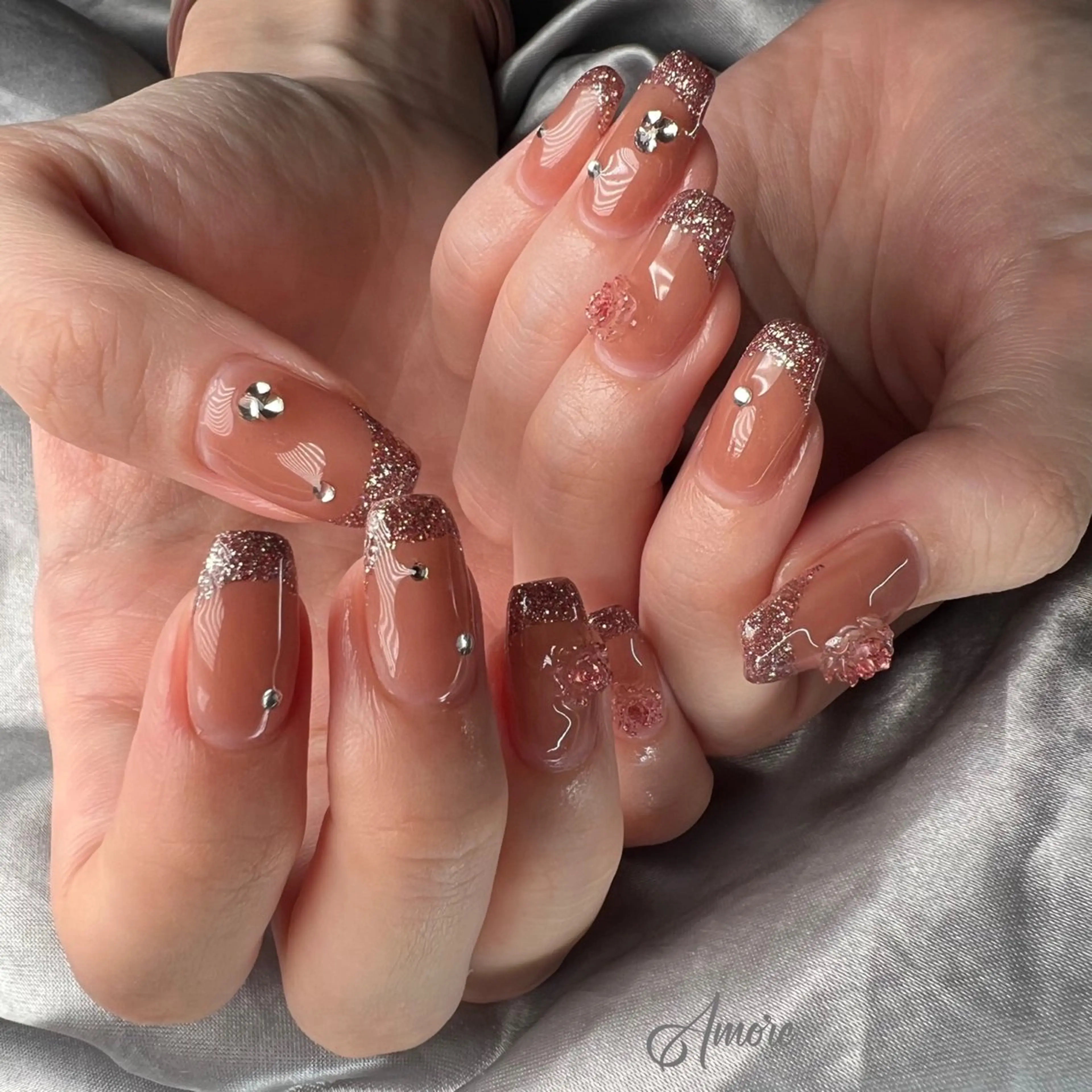 ネイル ジェルネイル 韓国ネイル パラジェル You kyehwaのネイルデザイン