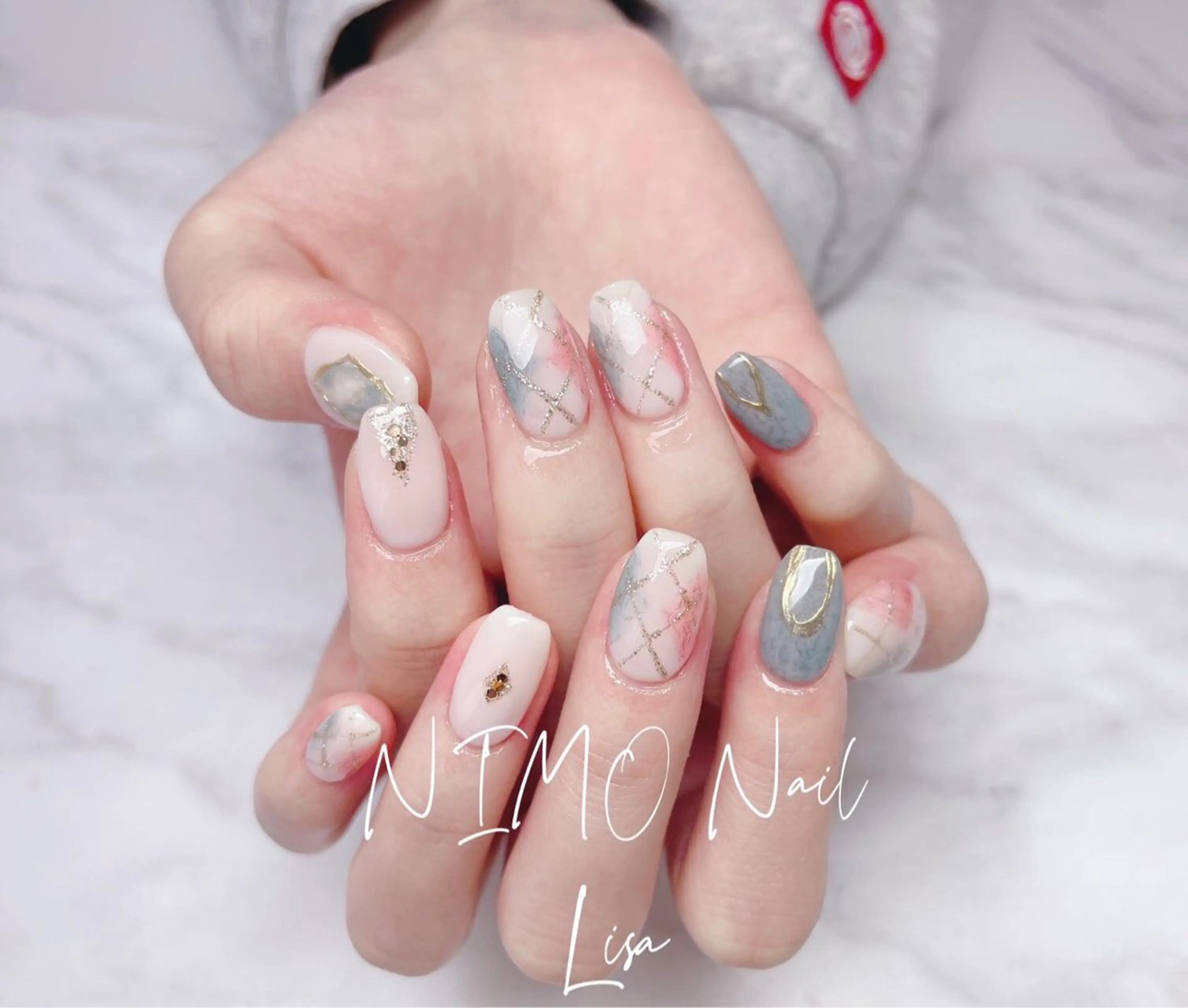 ネイル ハンドネイル RI SA☀️ リサのネイルデザイン