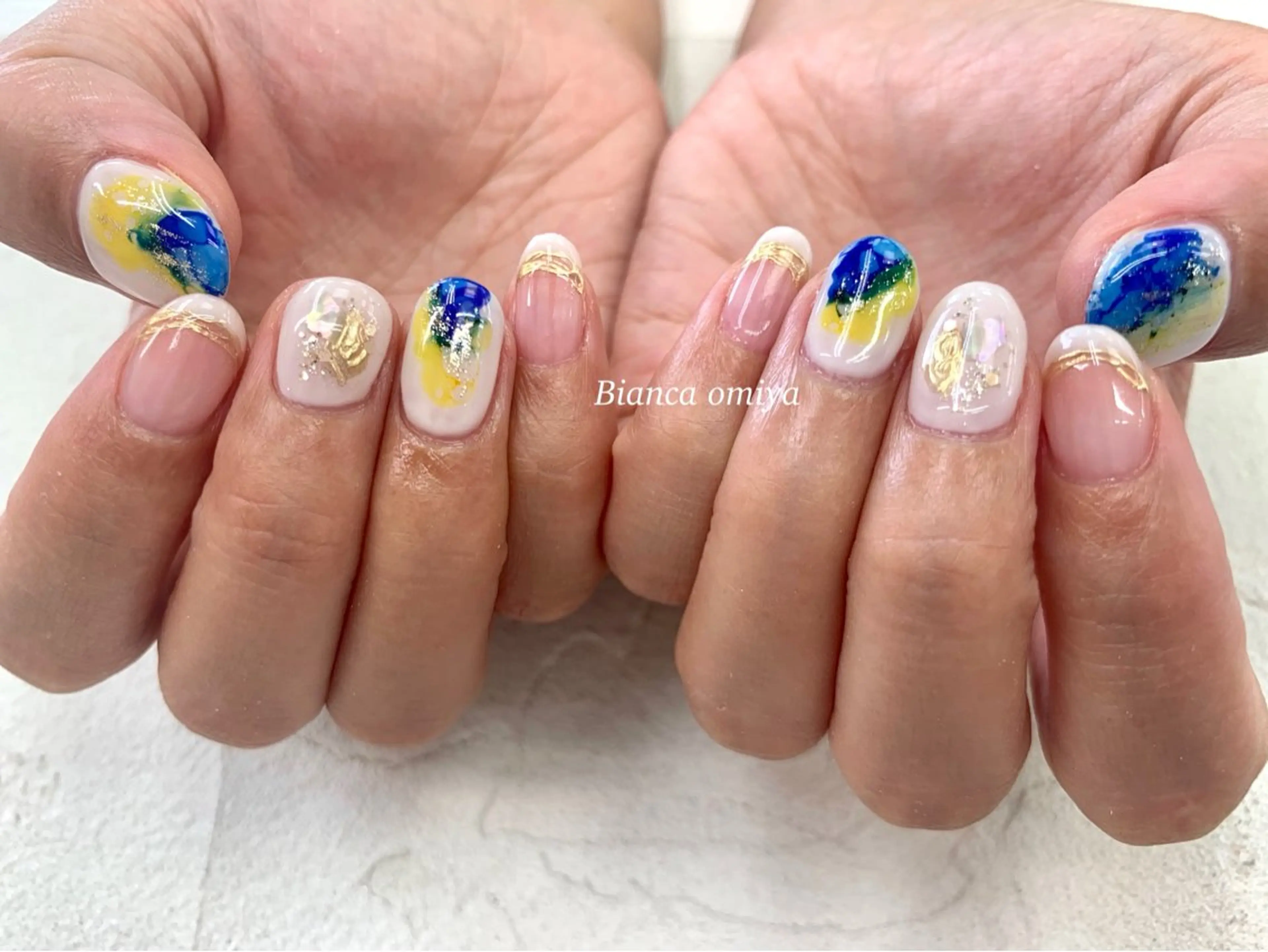 ネイル Bianca大宮 katoᕱ⑅ᕱﾞのネイルデザイン