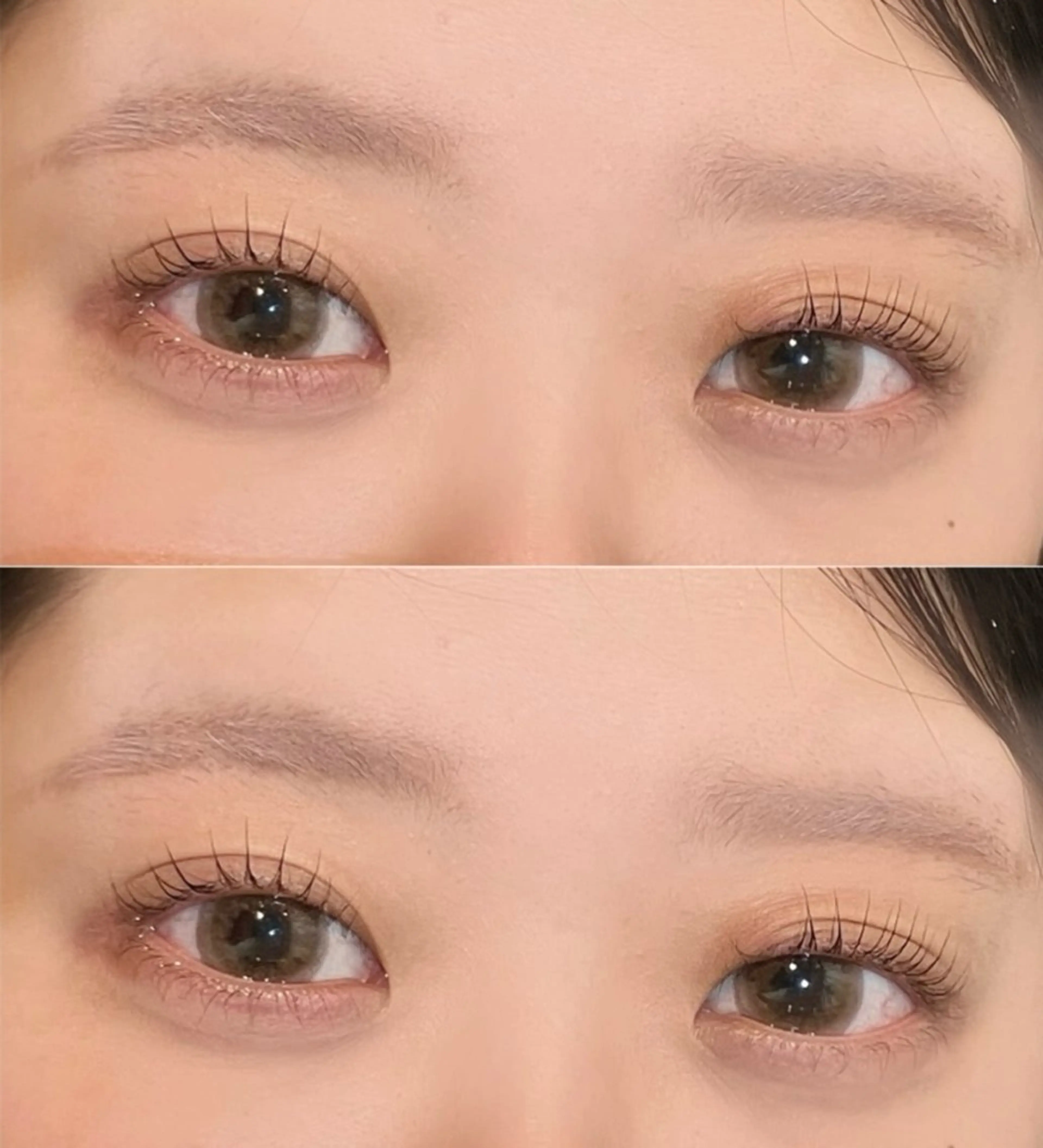 マツエク・マツパ 透明感カラー🎀／ マツエクのヘアスタイル