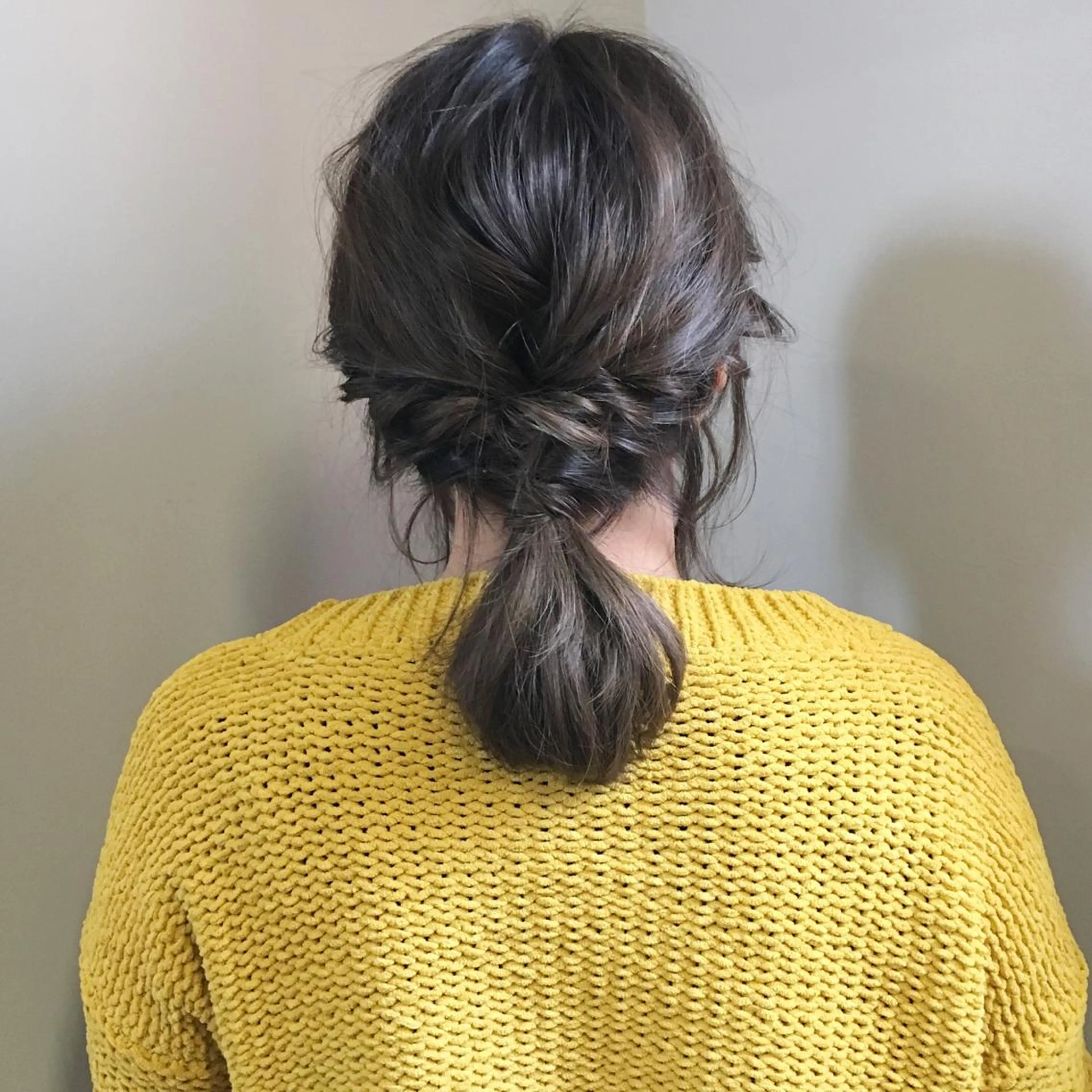 ミディアム カラー ヘアアレンジ 上川 美幸のヘアスタイル