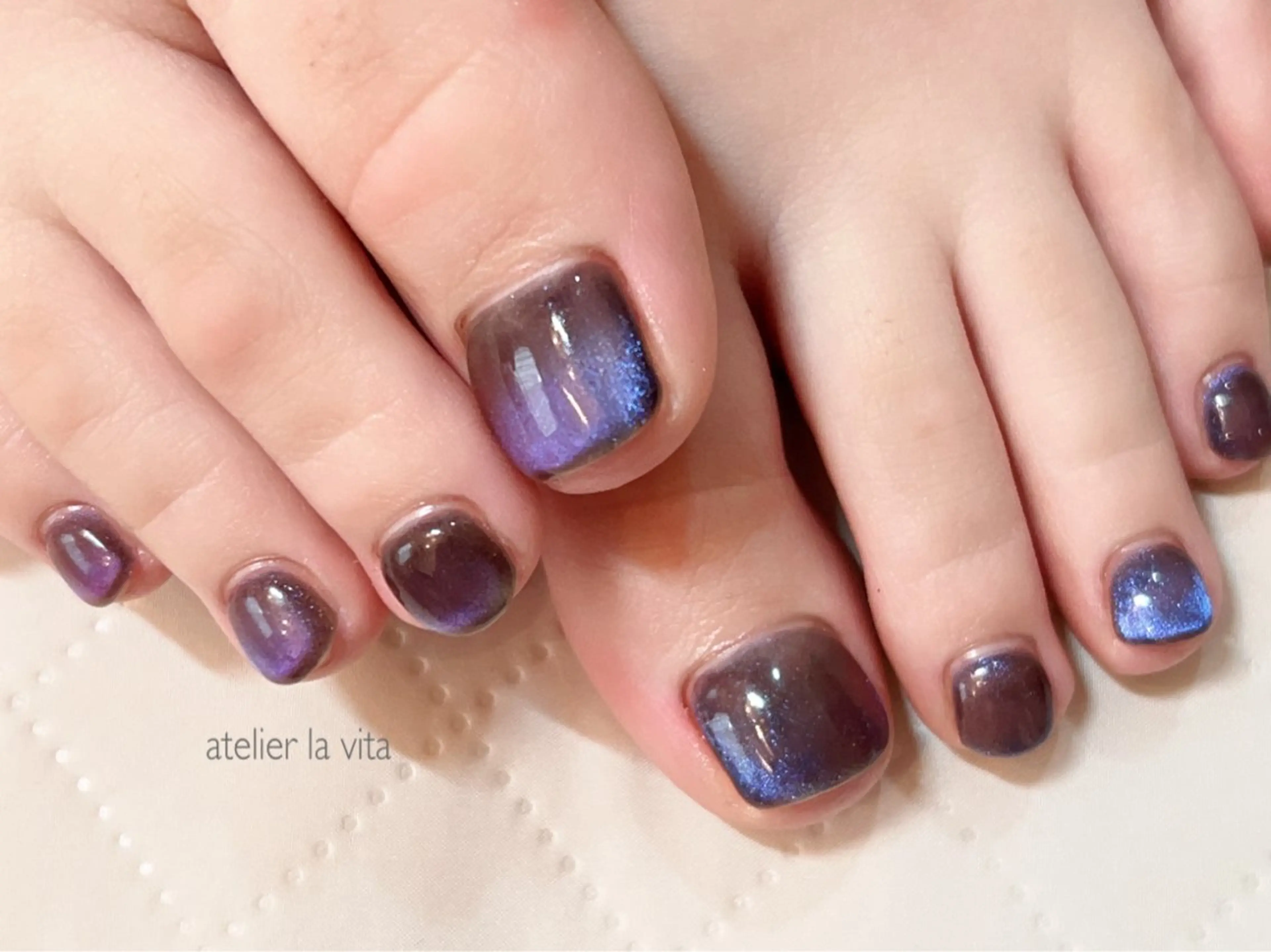 ネイル フットネイル atelier la vita所属・lavita. mimuraのネイルデザイン