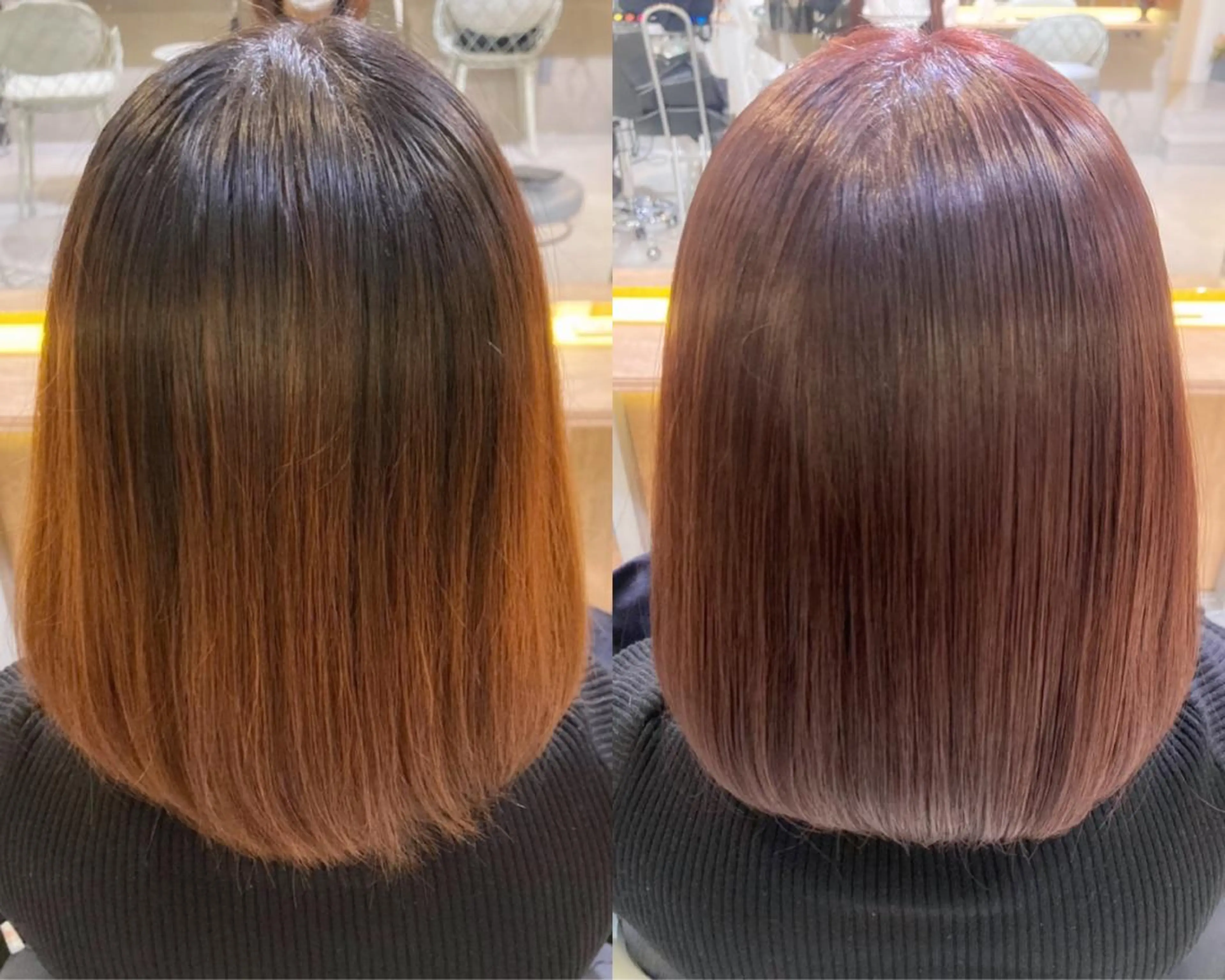 ミディアム カラー 髪質改善/美髪/矯正 ヘアアレンジ/西梅田のヘアスタイル